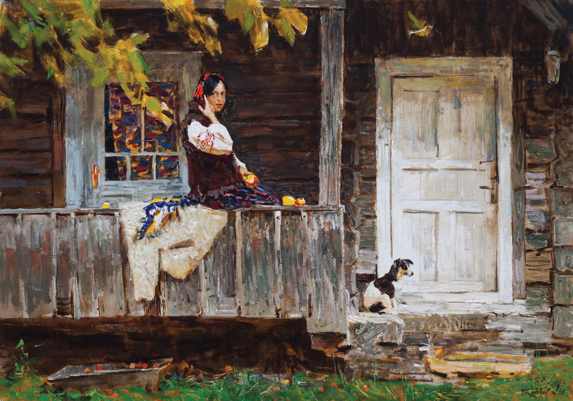 Autumn Apples by Vladimir Kovalov