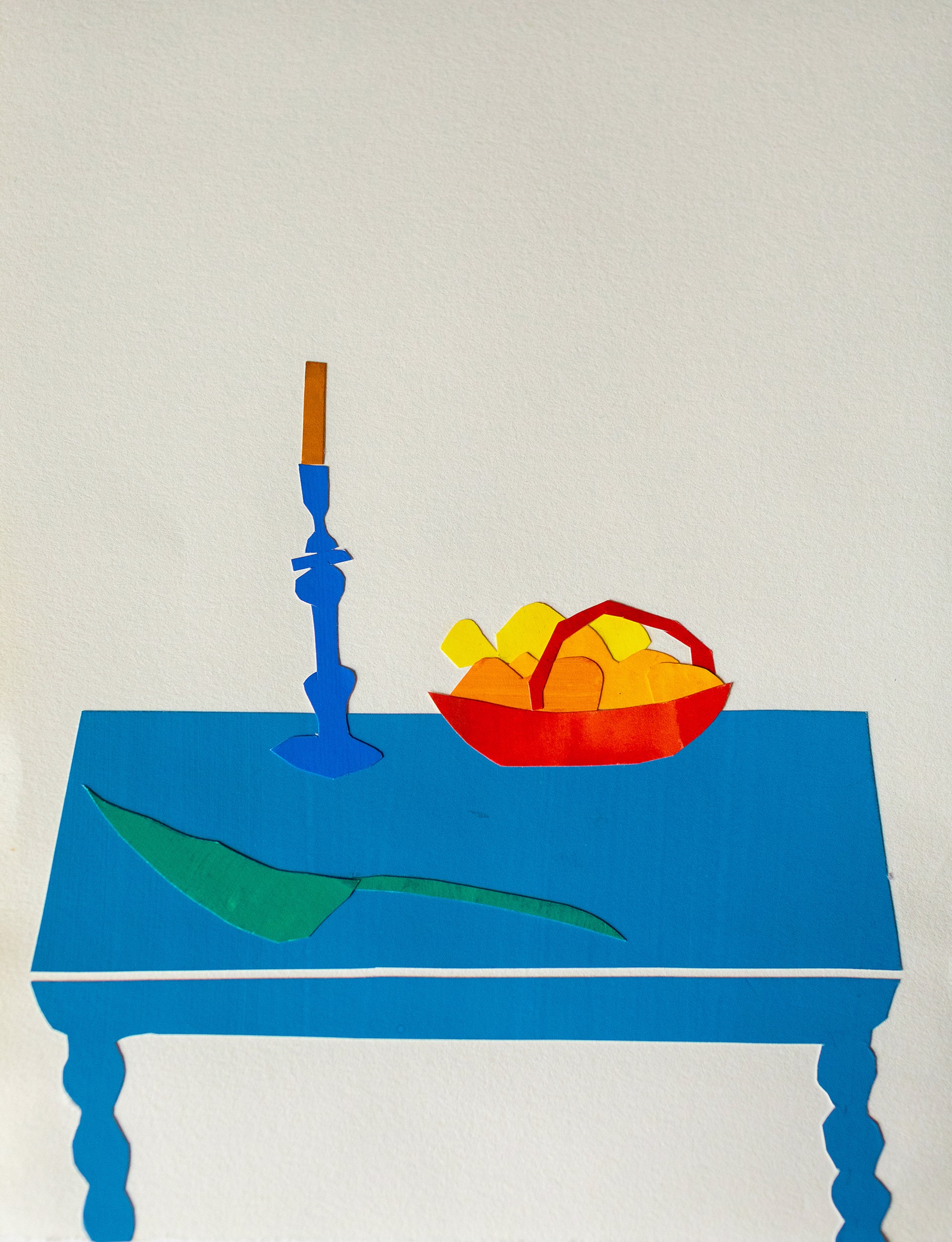 Small Collage Still Life No. 22 by Susan Hable
