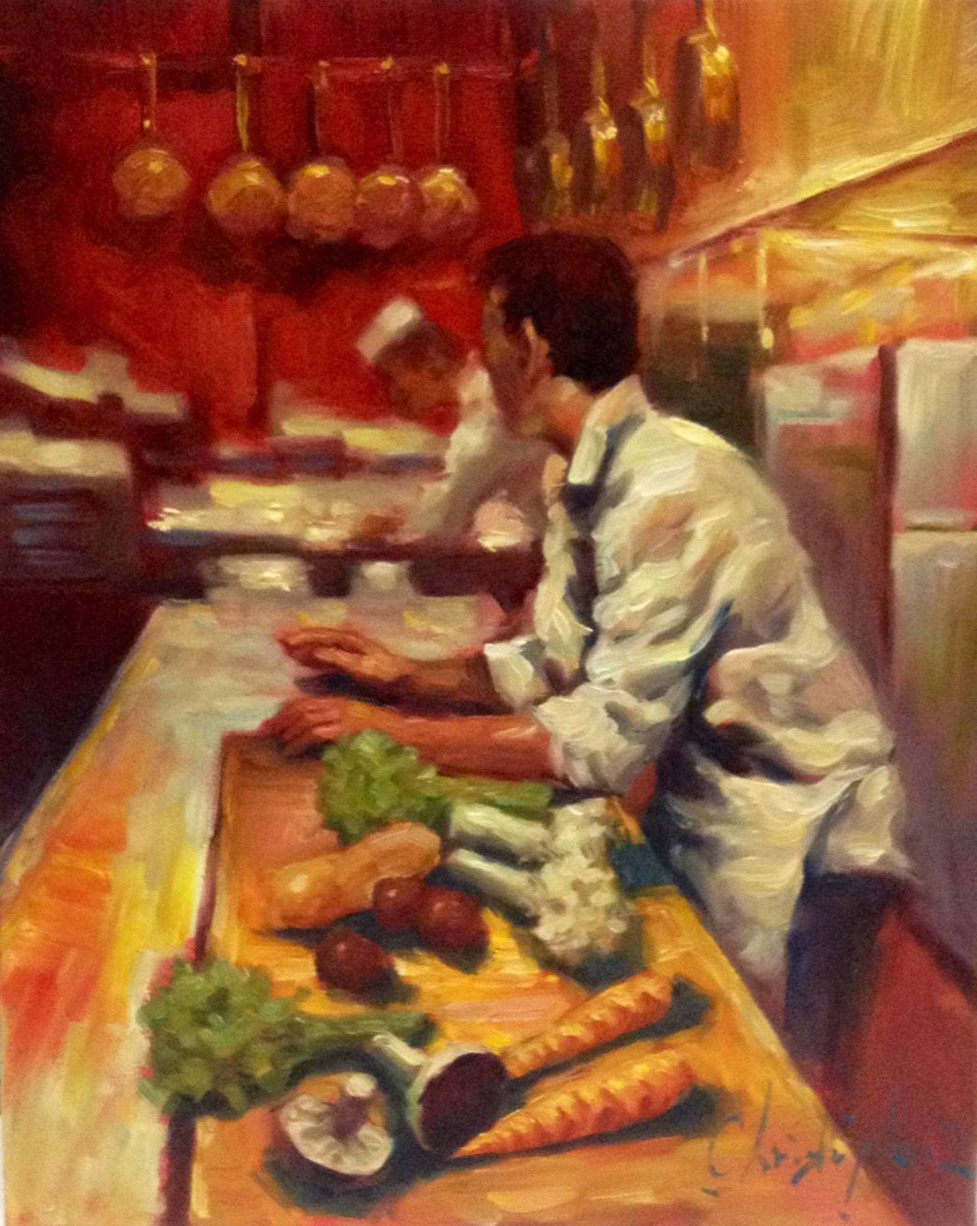 Study For Mise en Place by Christopher M
