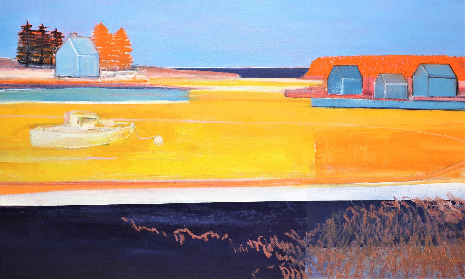 THE TIDE IS SO FAR OUT by CHRISTINA THWAITES (Landscape)
