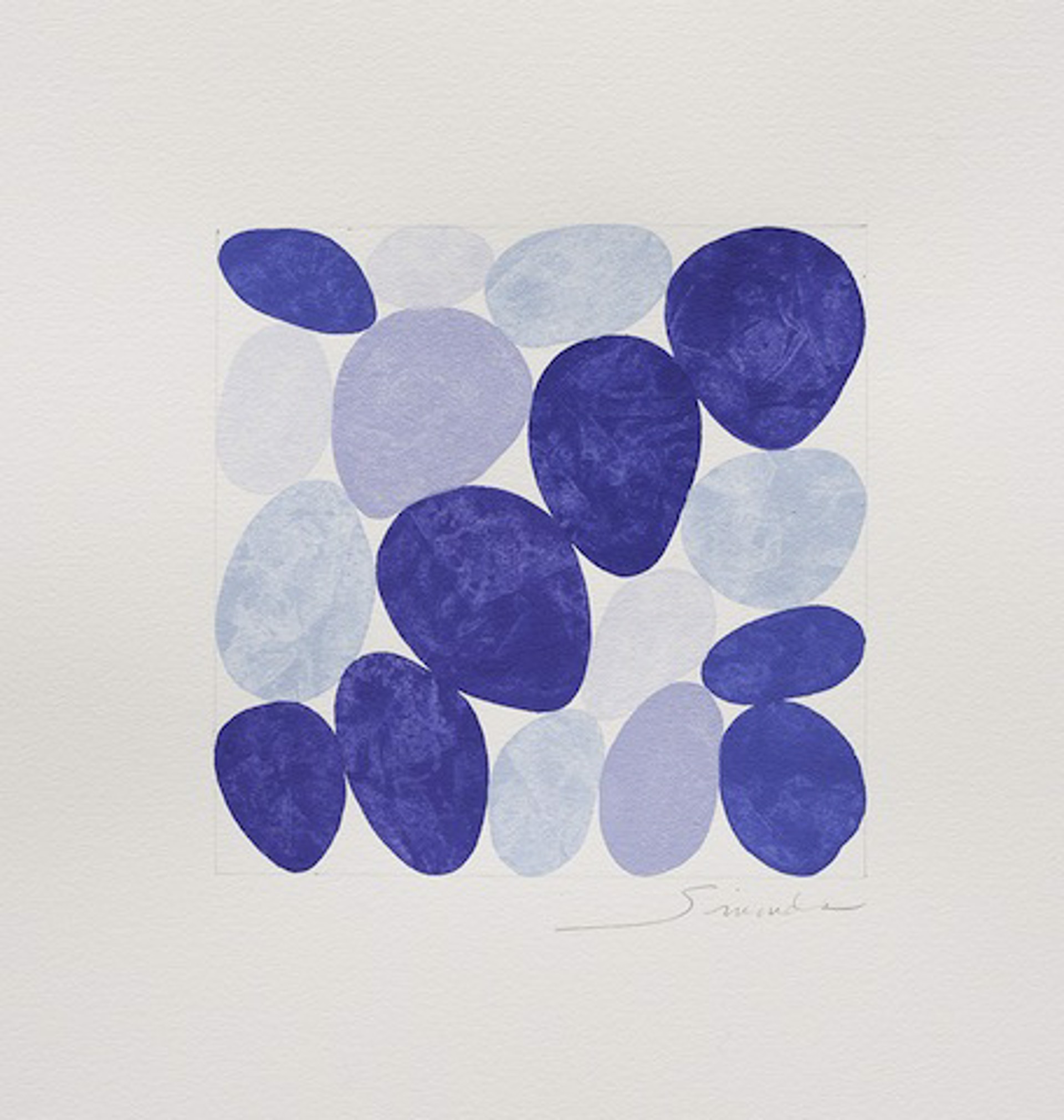 Artisanal Blues I by Nancy Simonds