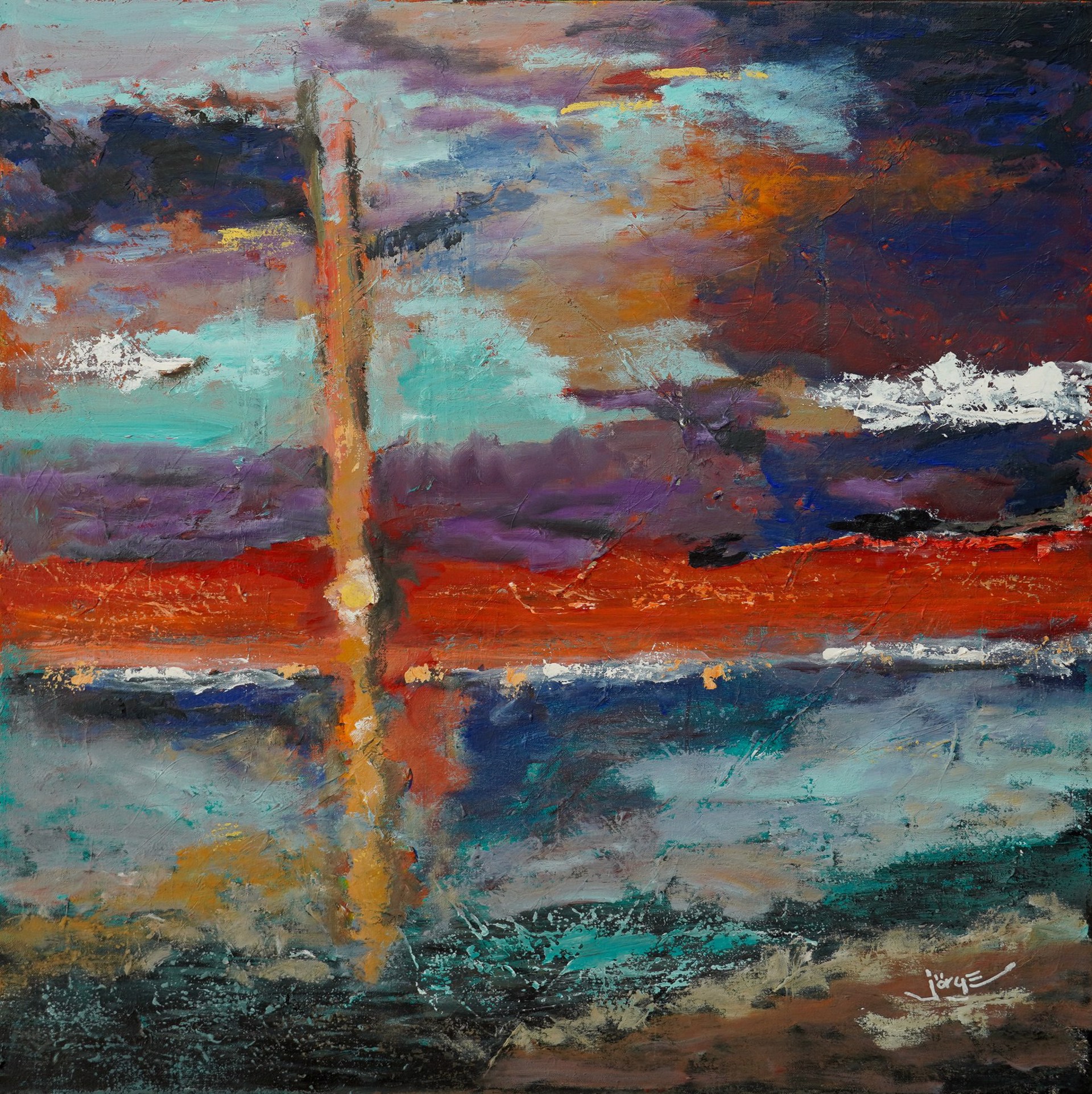 Sunset Storm by Jorge Garza