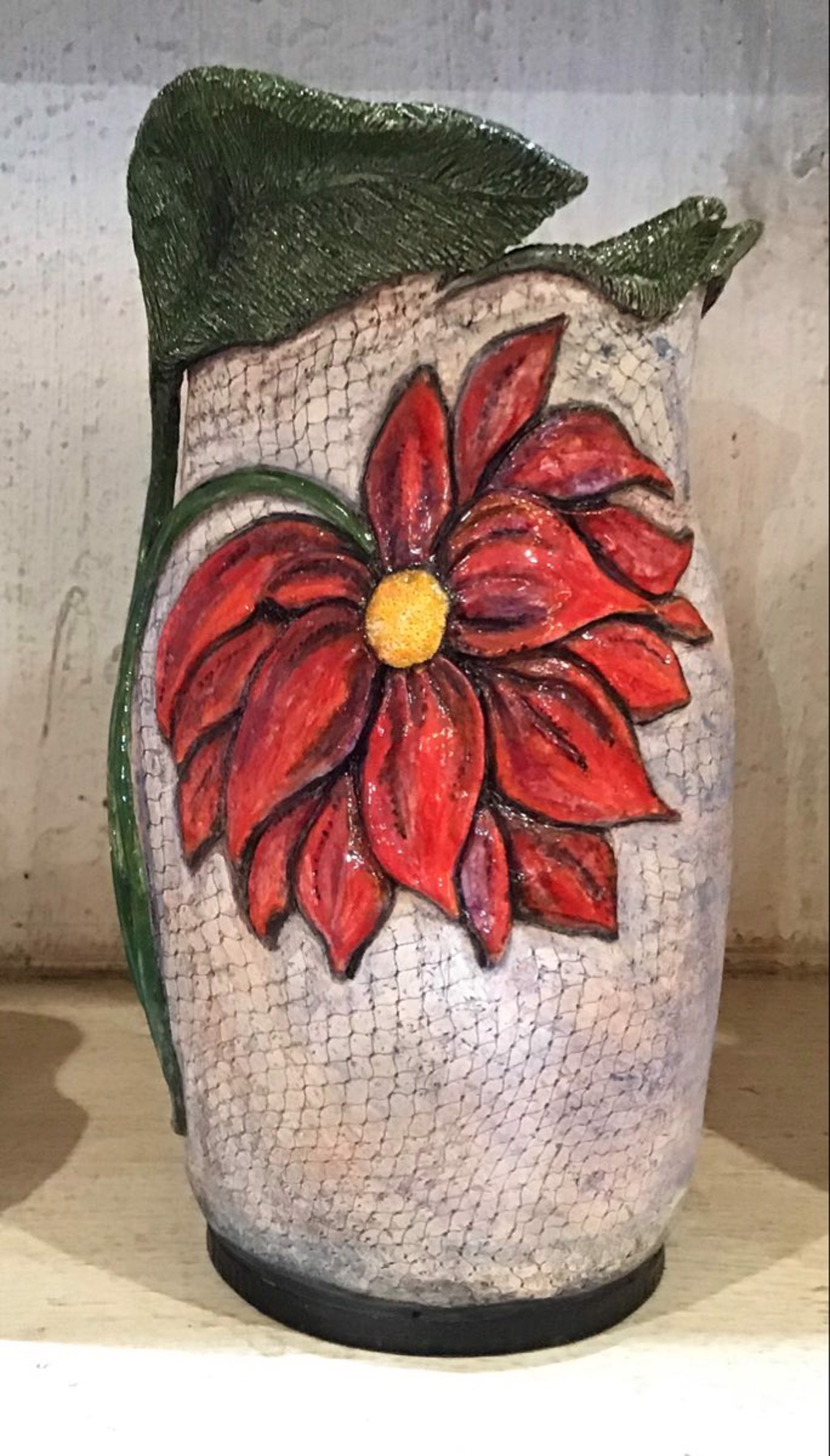 Christmas Vase by Nancy Burns