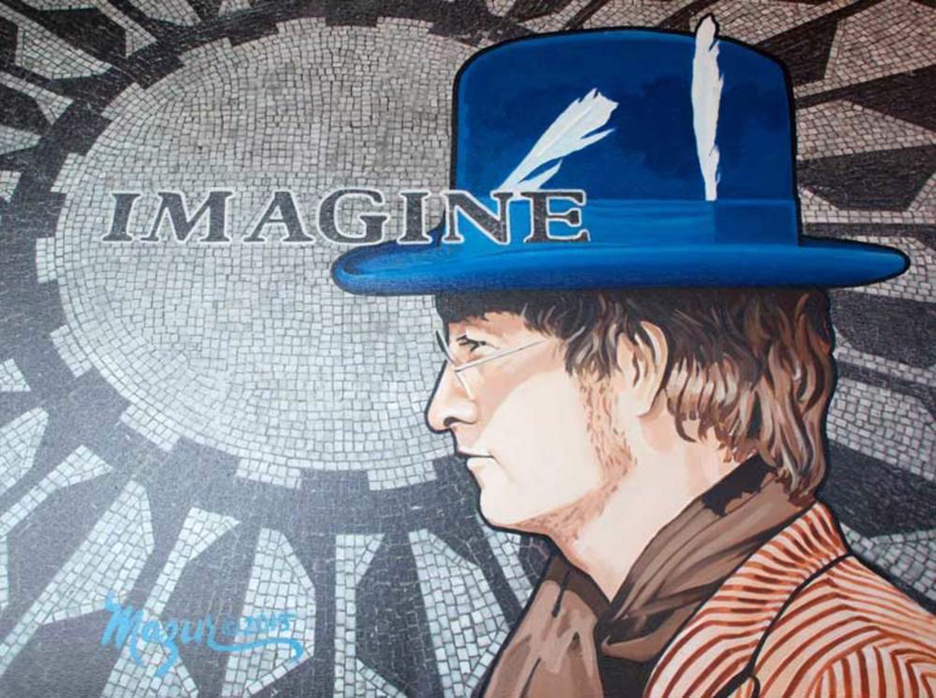 John Lennon "Imagine" by Ruby Mazur