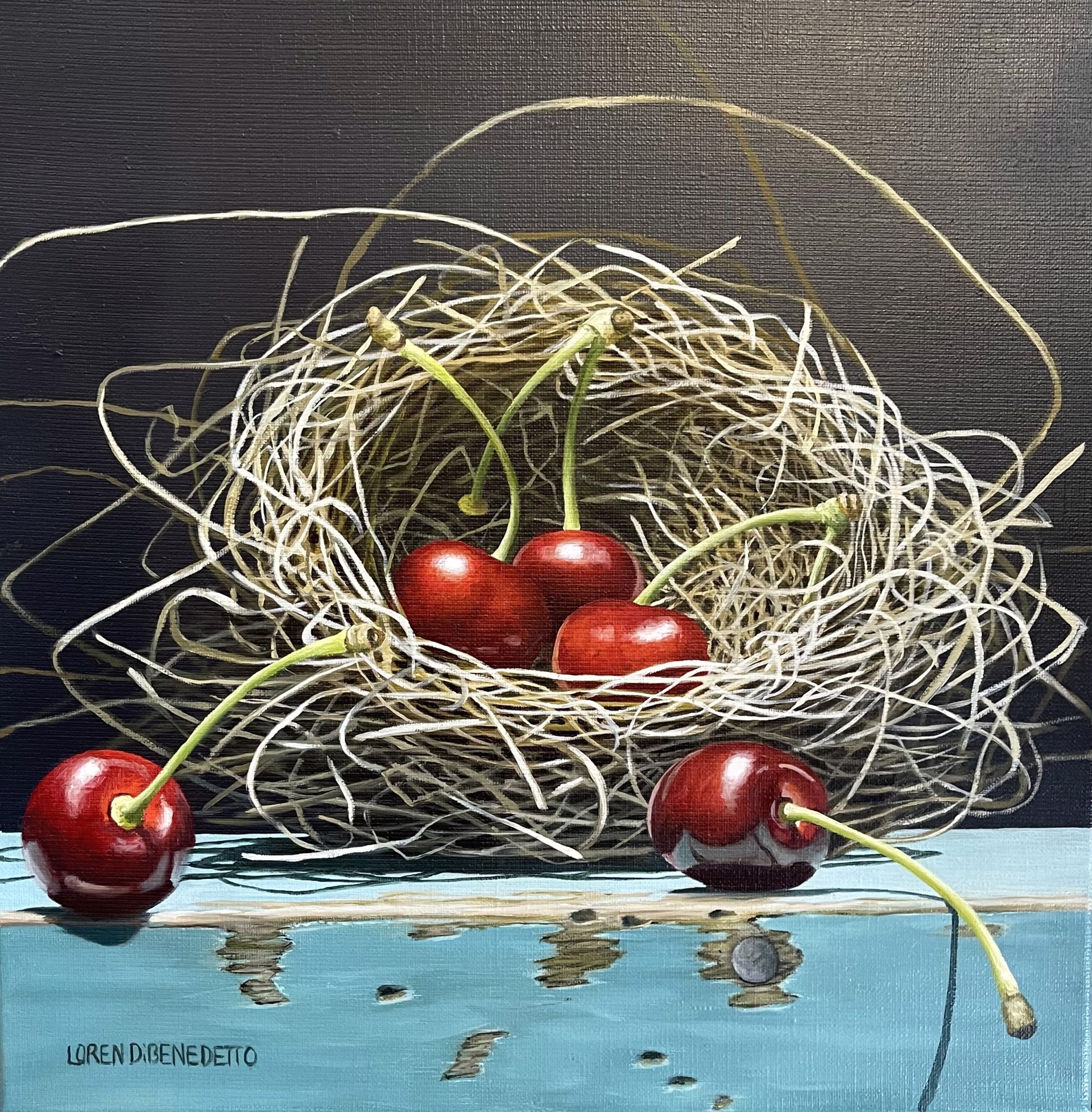 Nest with Cherries by Loren DiBenedetto, OPA