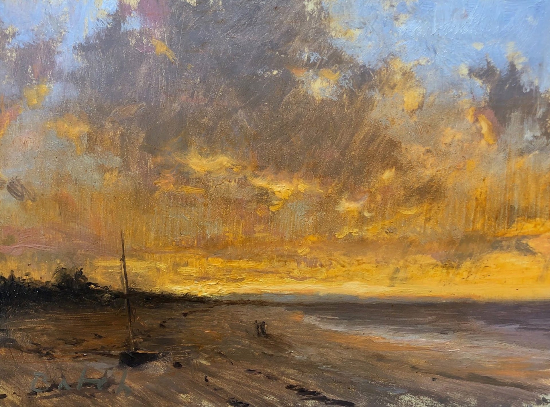 Sunset Shoreline by Paul Batch