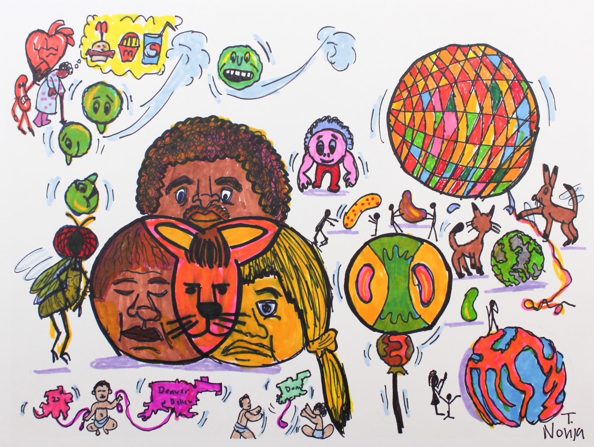 Balloons Everywhere by Nonja Tiller