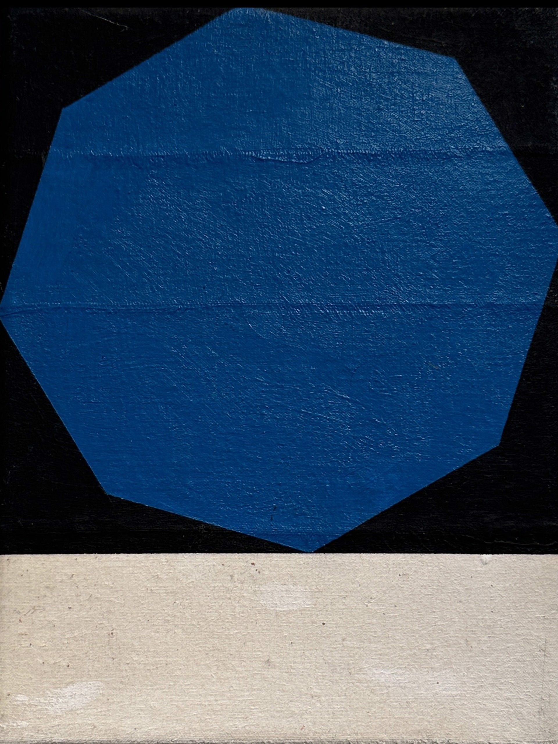 Untitled (blue octagon) by Matt Messinger