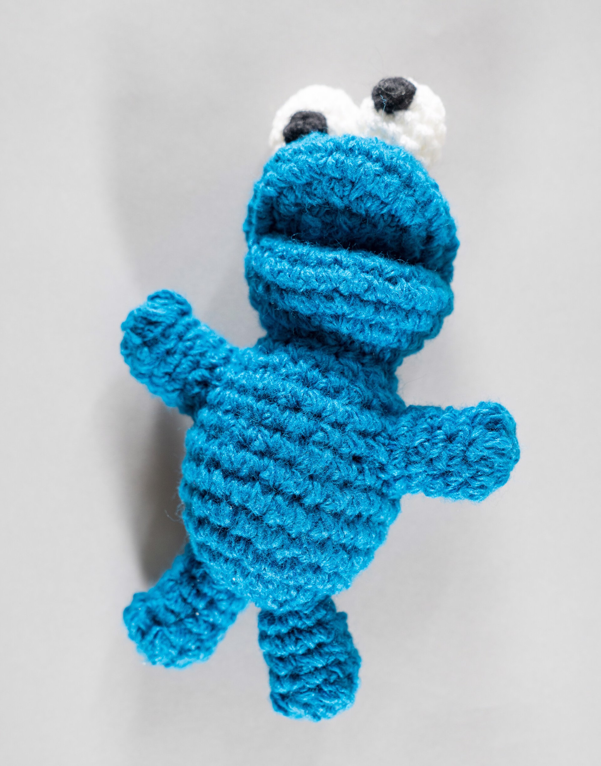 Cookie Monster crochet by Anthony Joseph Tupper