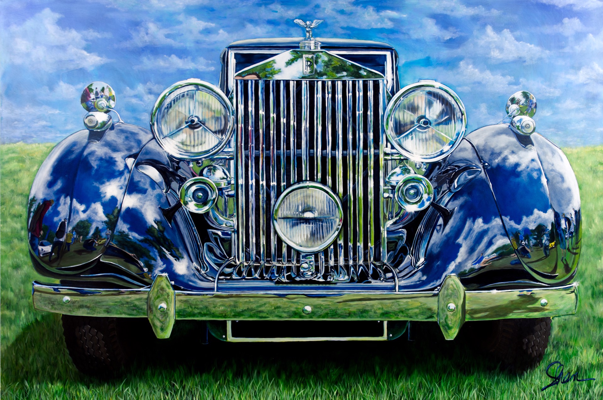 1937 Rolls Royce Phantom III Parkward Sedan cadeVille by Shan Fannin