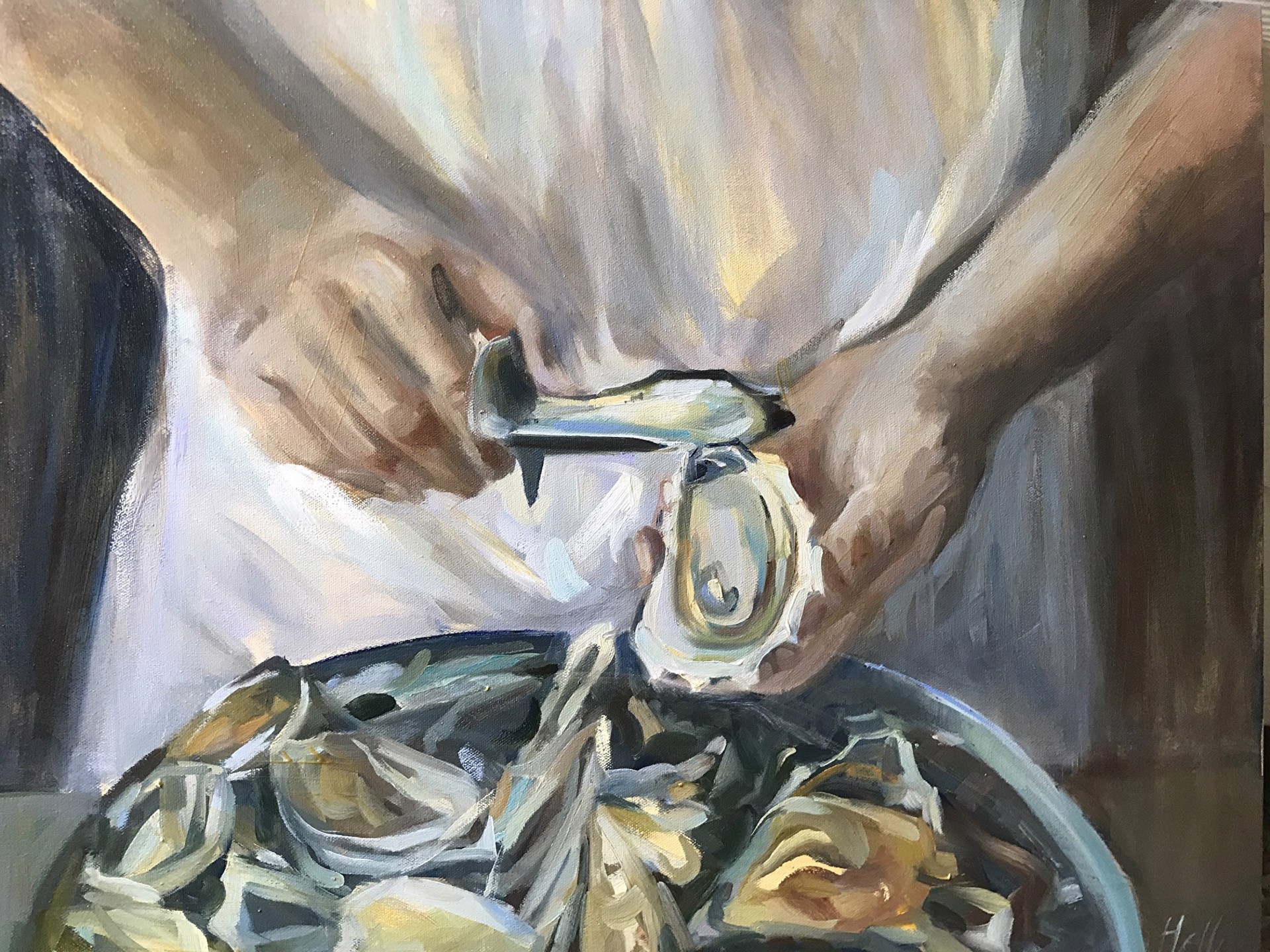 Oyster Roast by Helli Luck