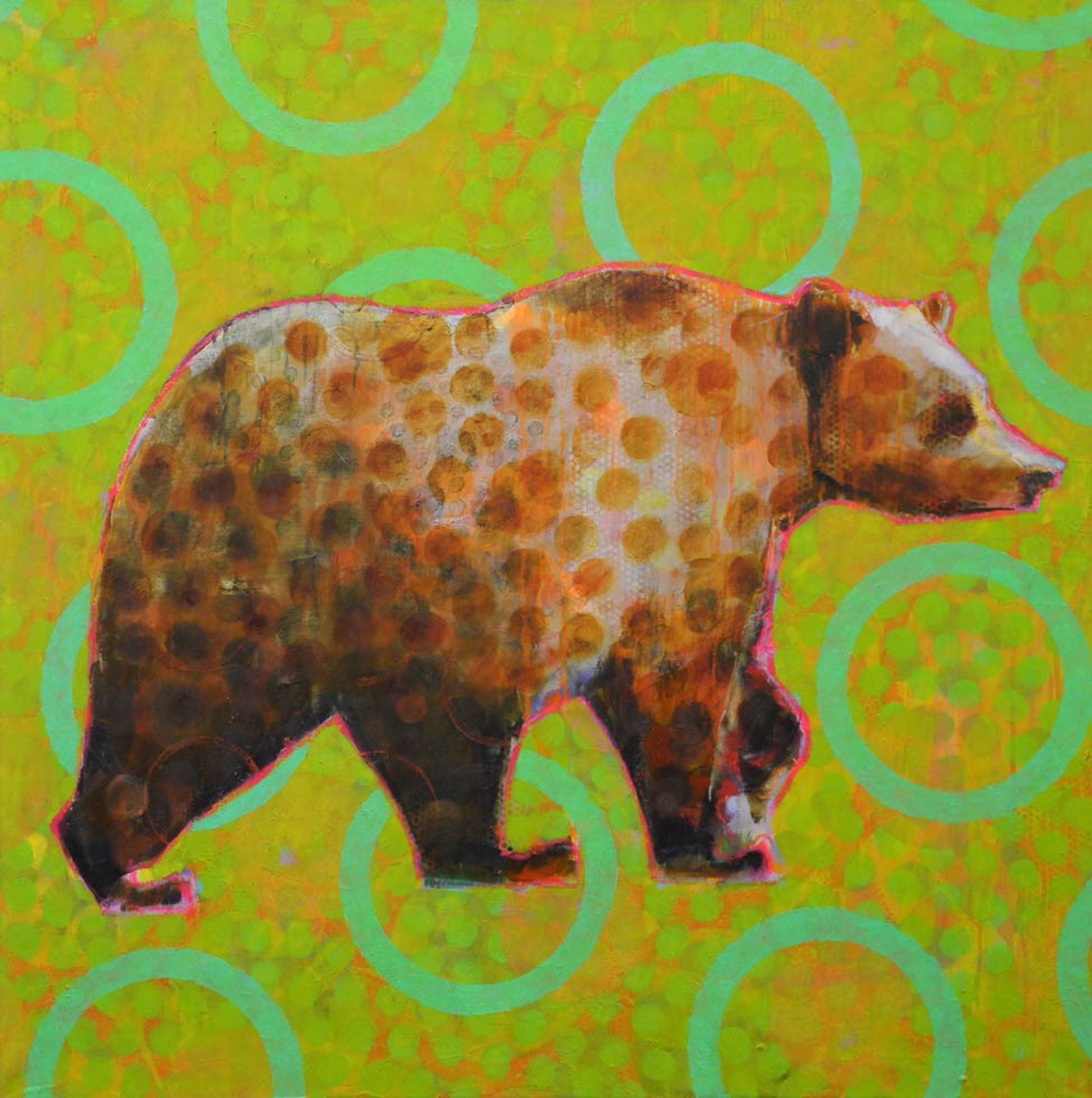Animal Painting #022-2024 by Les Thomas
