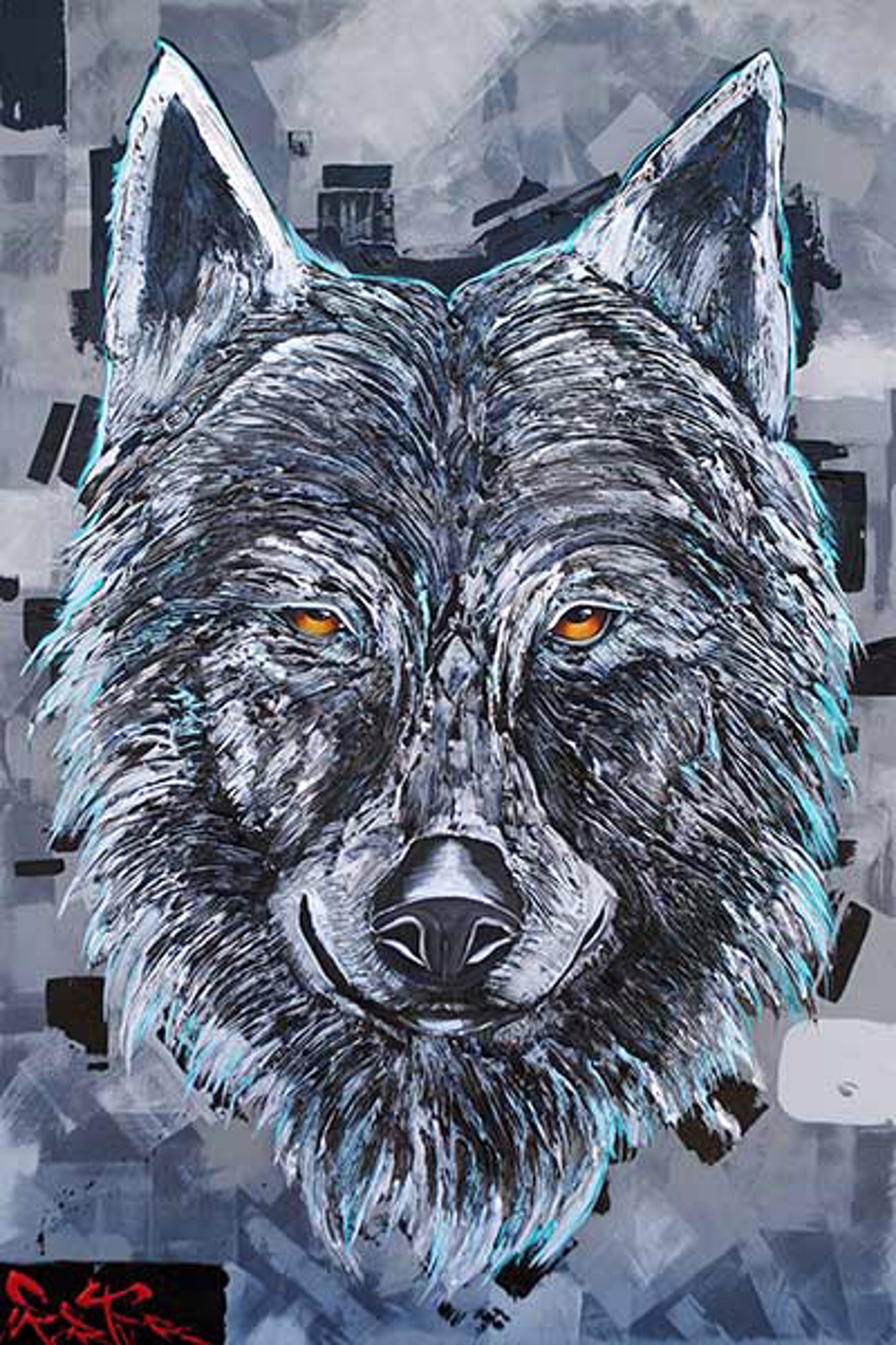 Wolf 3 by Michel Poirier