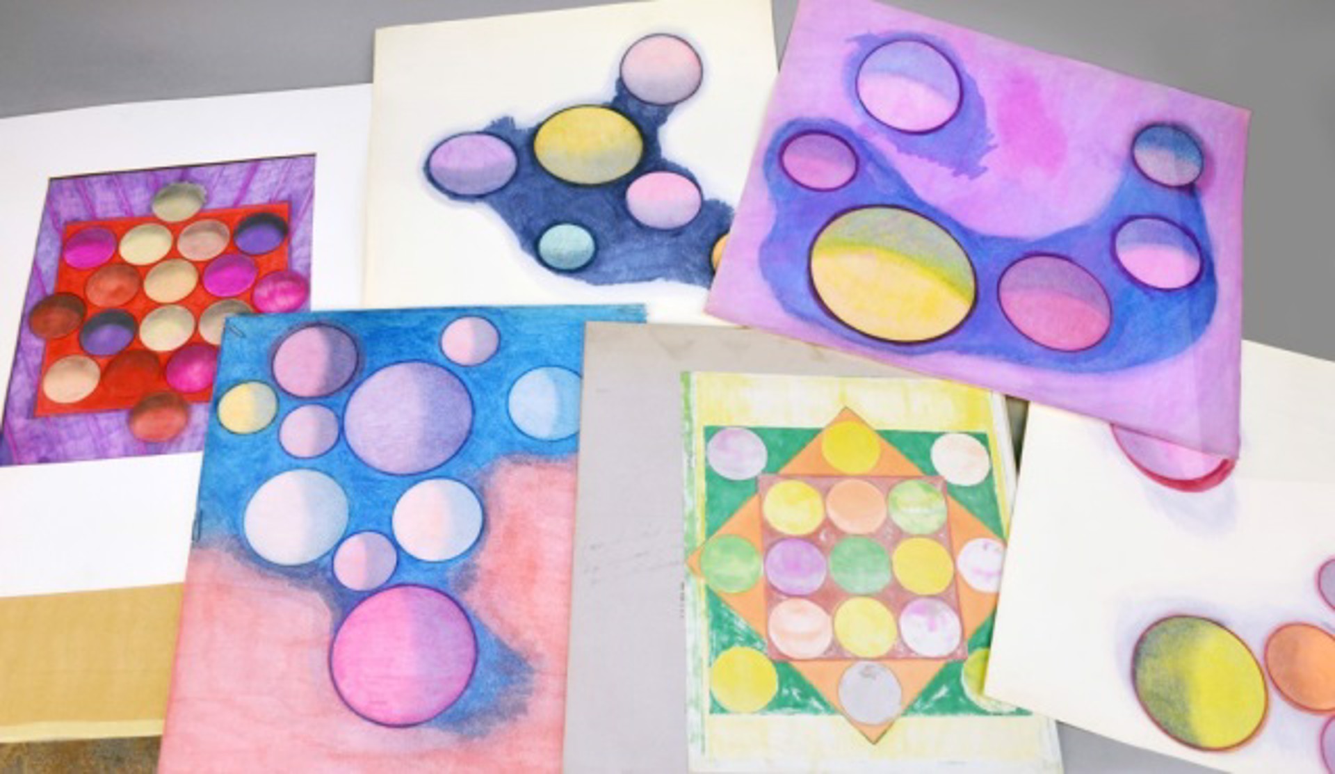 COLLECTION OF EIGHT WORKS ON PAPER by Norman Holden
