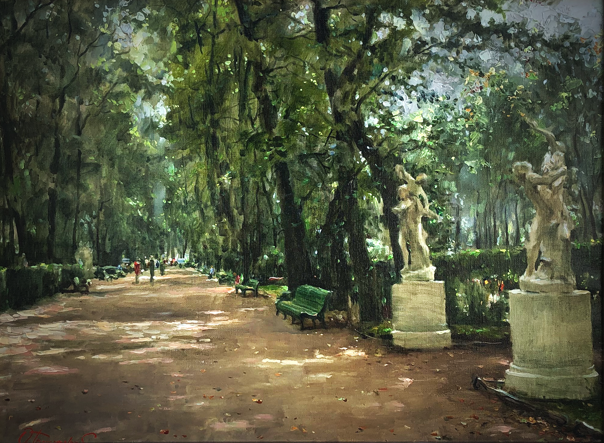 "In The Old Park" by Oleg Trofimov