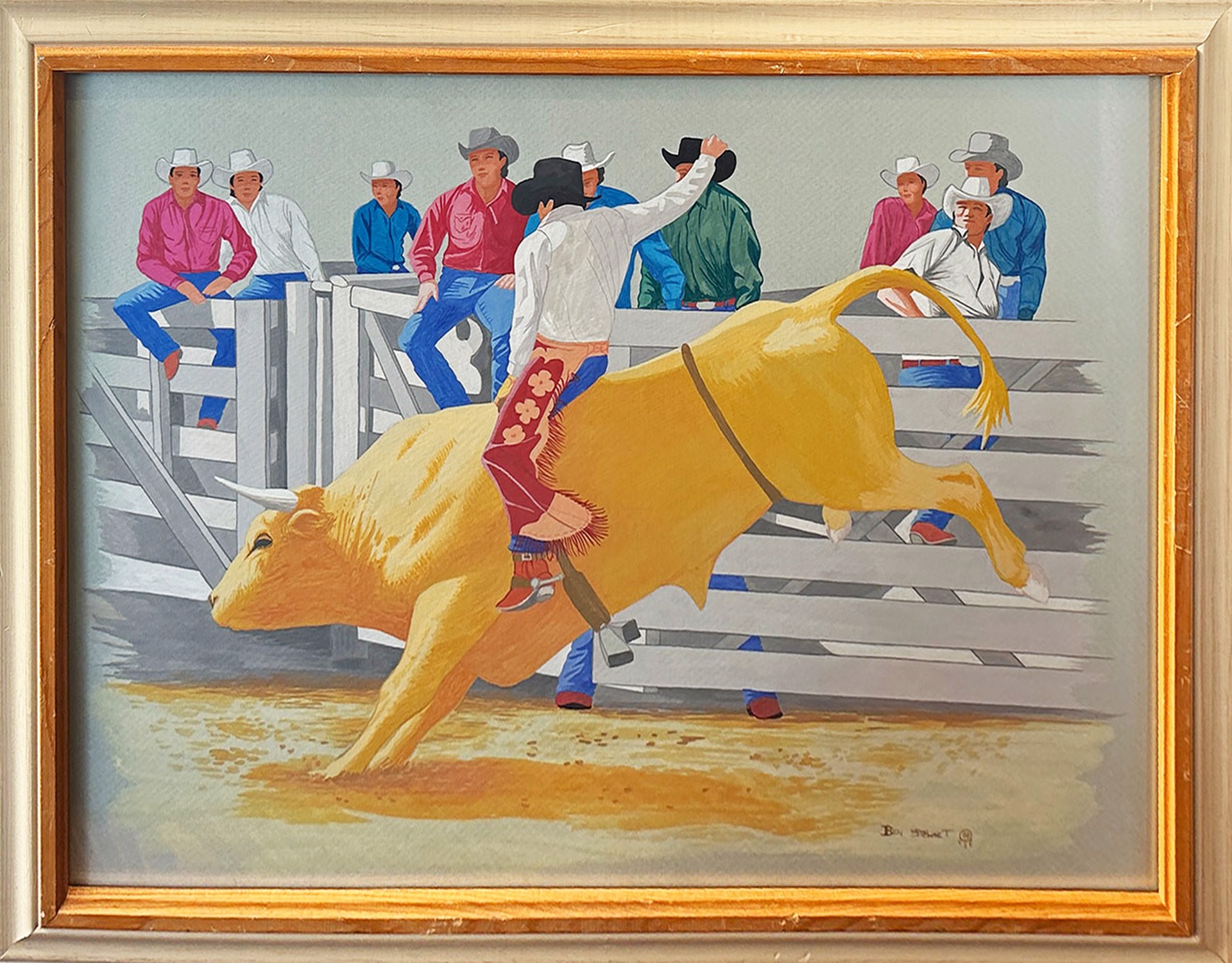 At the Rodeo, Bucking Bull by Ben Stewart