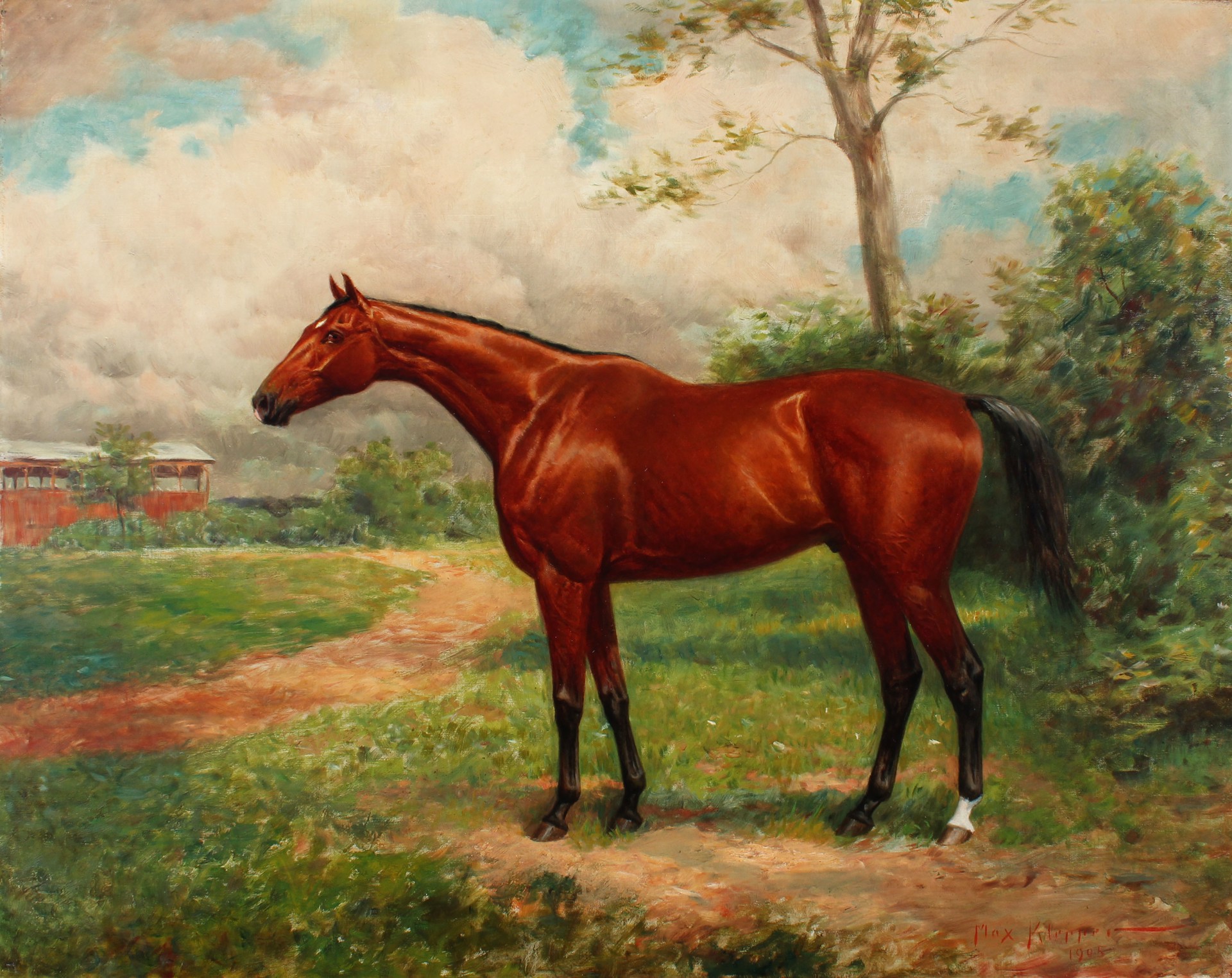 Portrait of a Horse by Max Francis Klepper