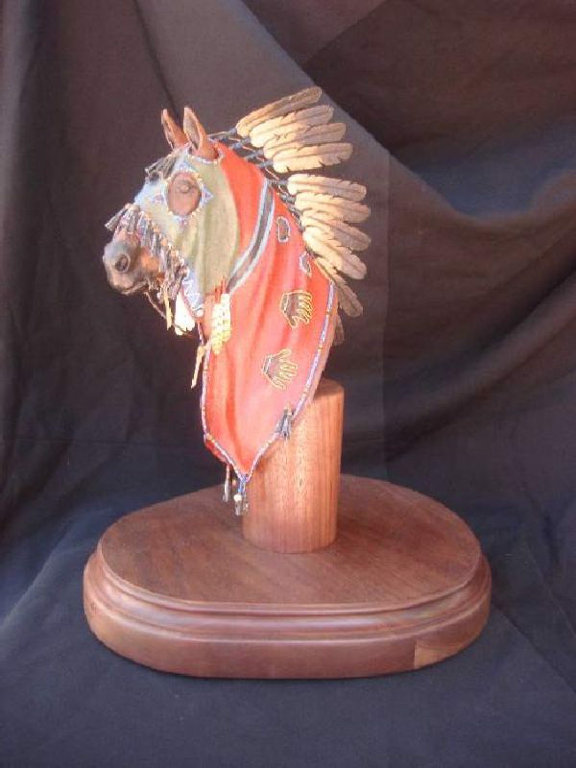 Challenges Met horse (bust) by Dave McGary (sculptor) (1958-2013)