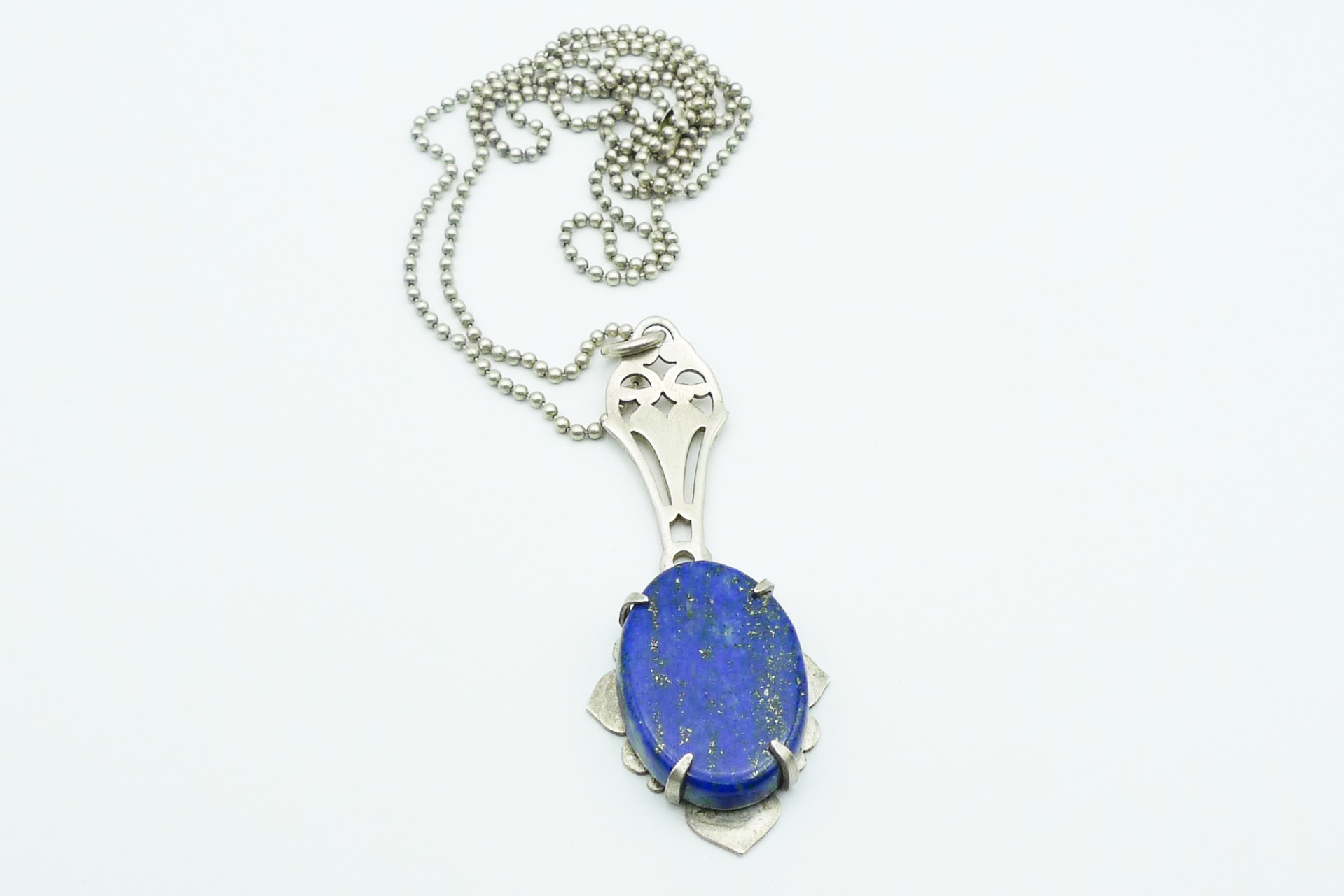 Lapis Spoon Necklace by Alison L. Bailey