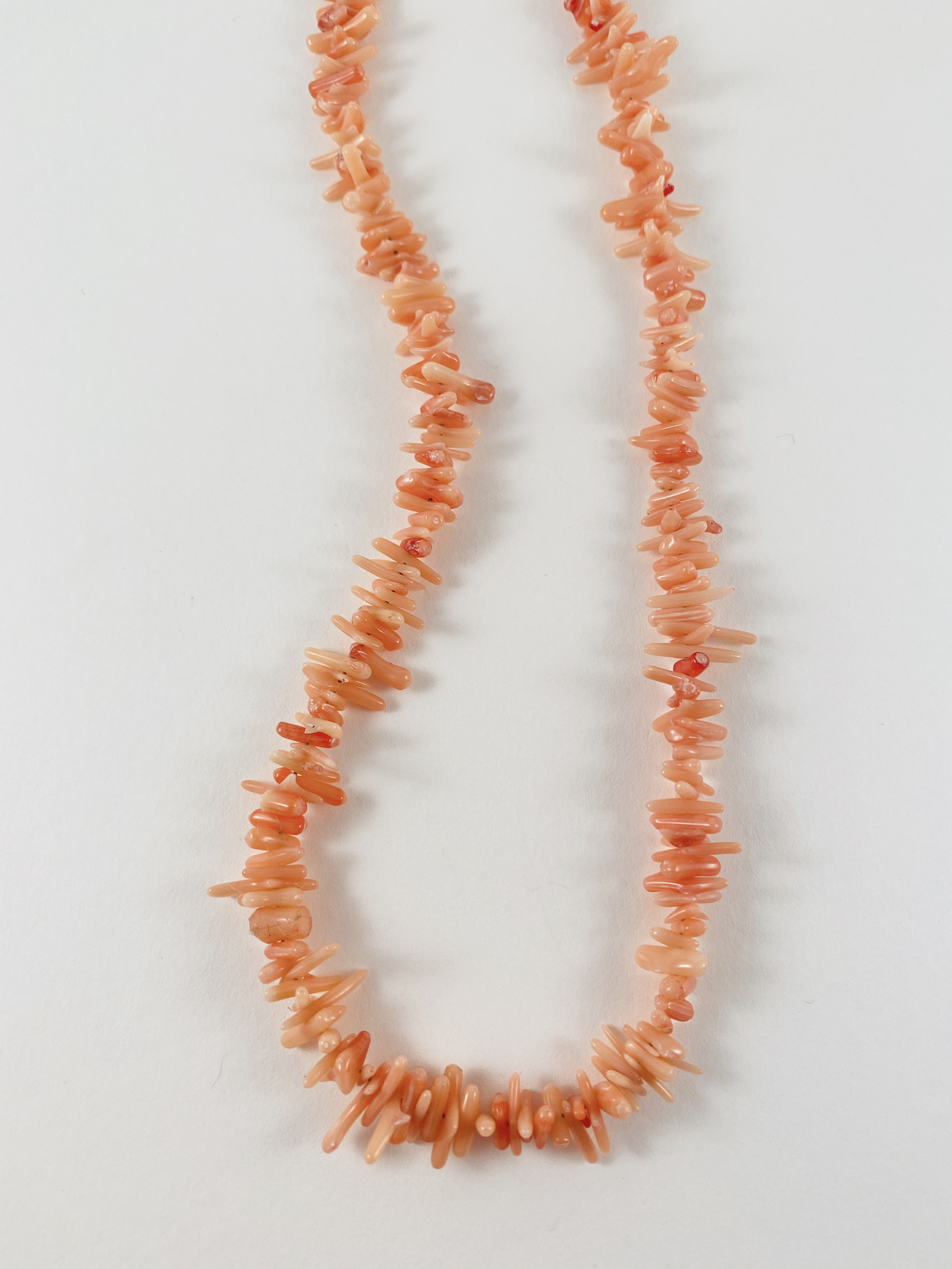 NT20 Vintage Coral Necklace by Nance Trueworthy