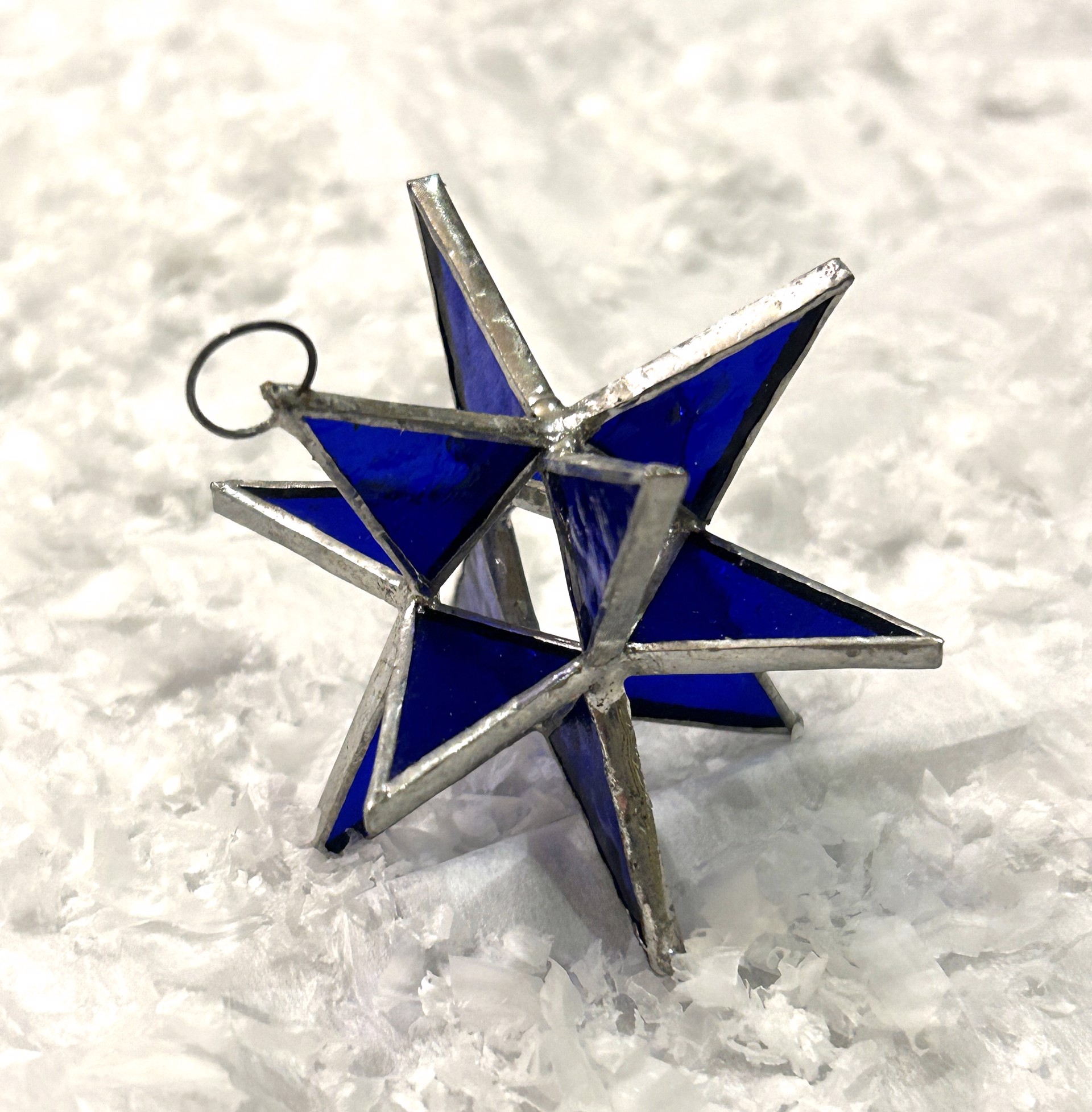 Ornament -ROYAL BLUE Moravian Star by Fiesta Color