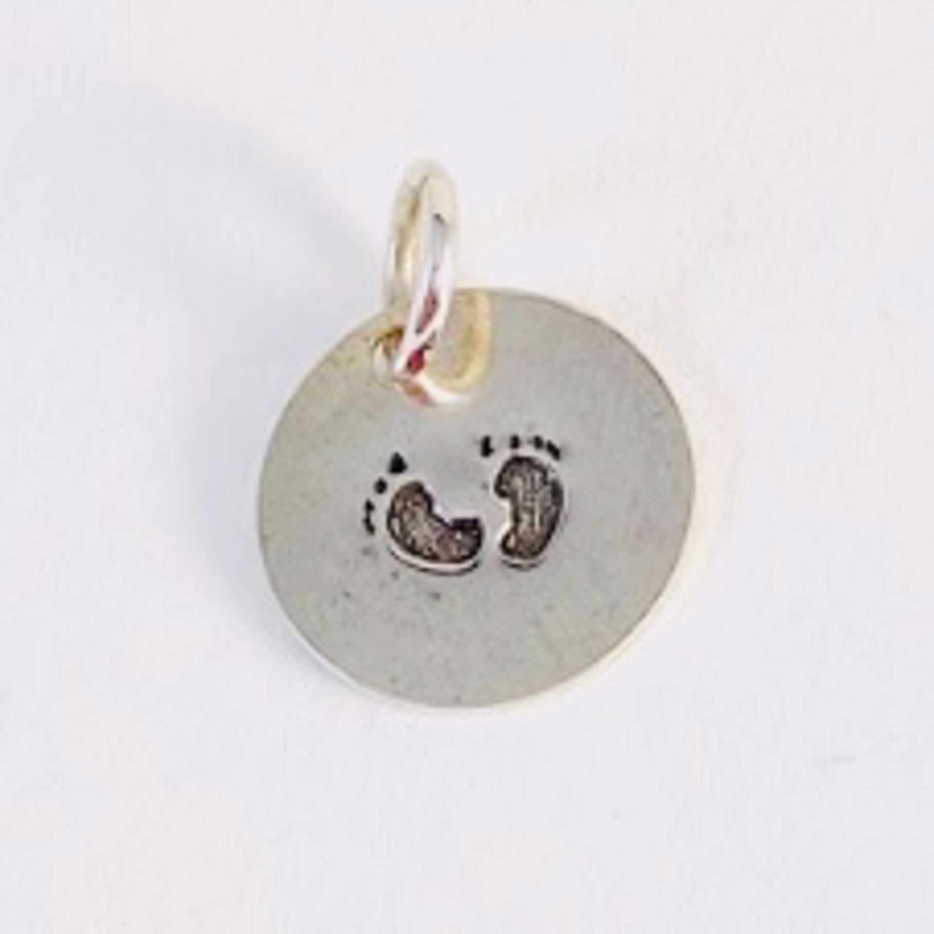 Mini Foot Prints Pendant by Shelby Lee - jewelry