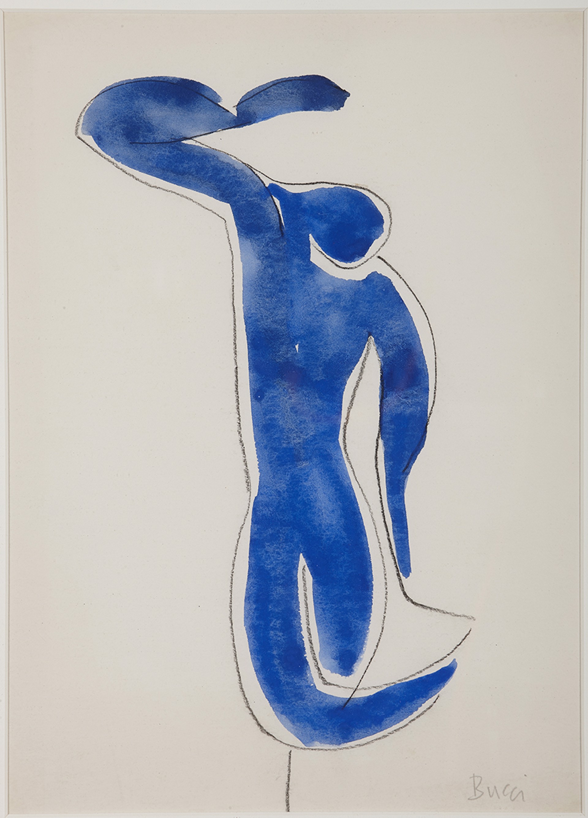 Blue Figure (1953-59) by Andrew Bucci