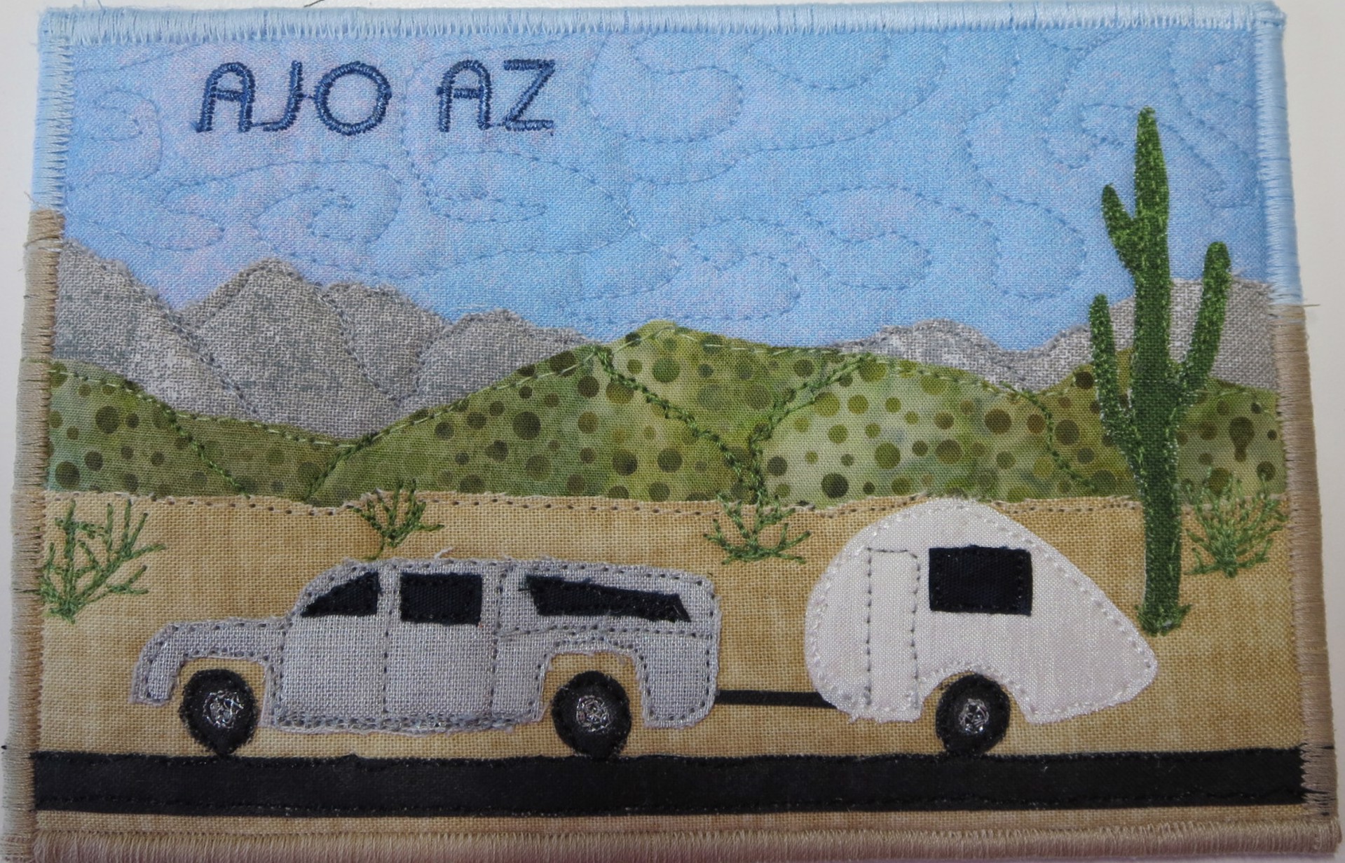 Desert Camping 1 Postcard by Cheryl Langer