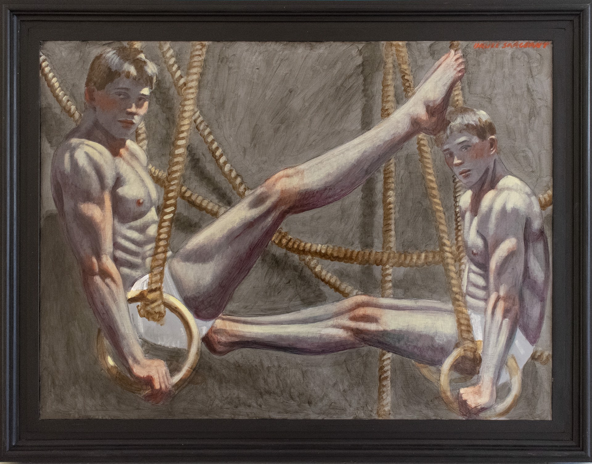 Gymnasts on Rings by Mark Beard