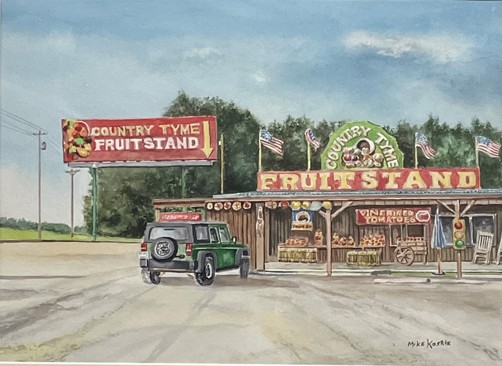 Country Tyme Fruit Stand by Mike Koskie