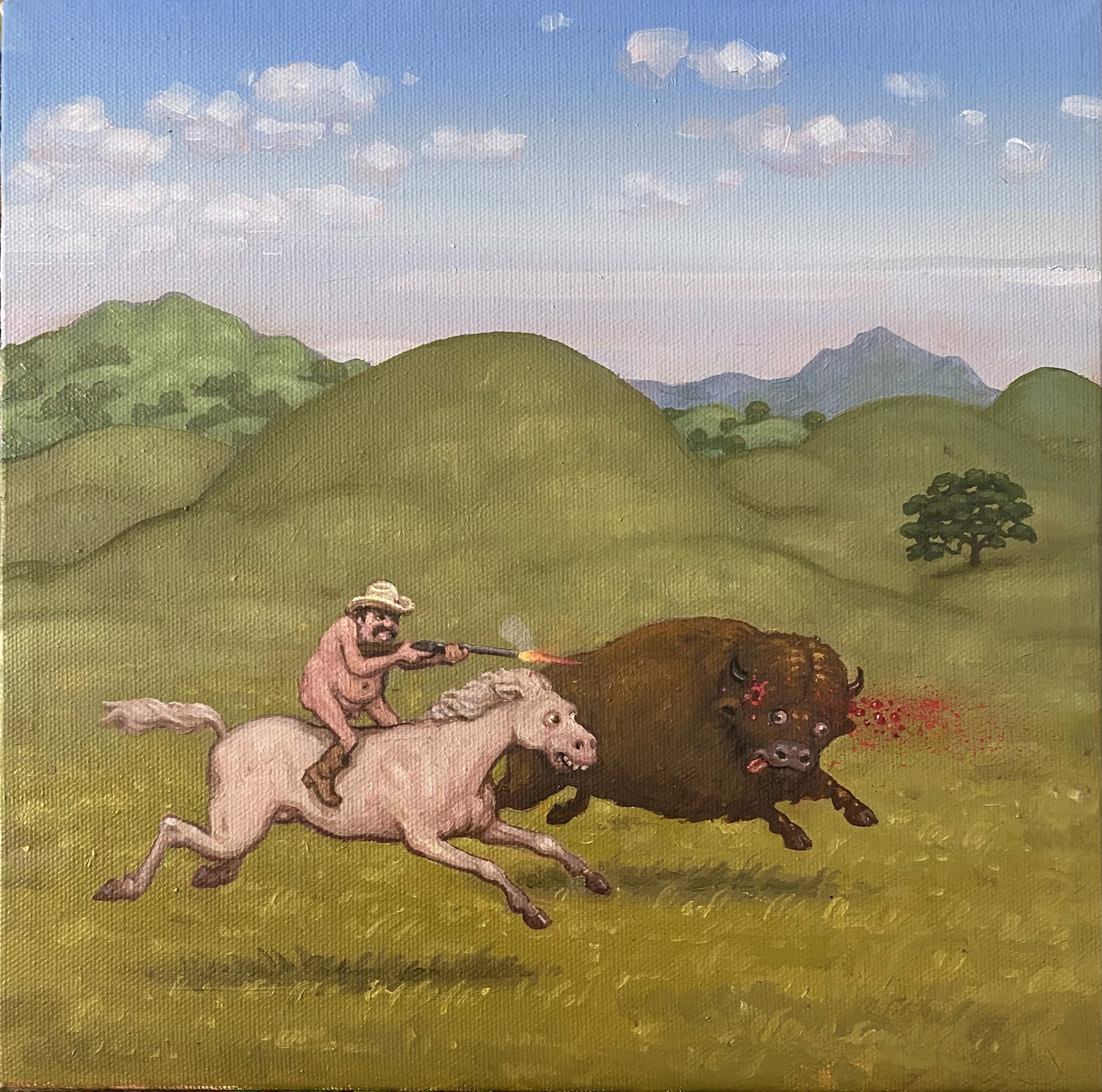 Buffalo Hunt by Colin Chillag