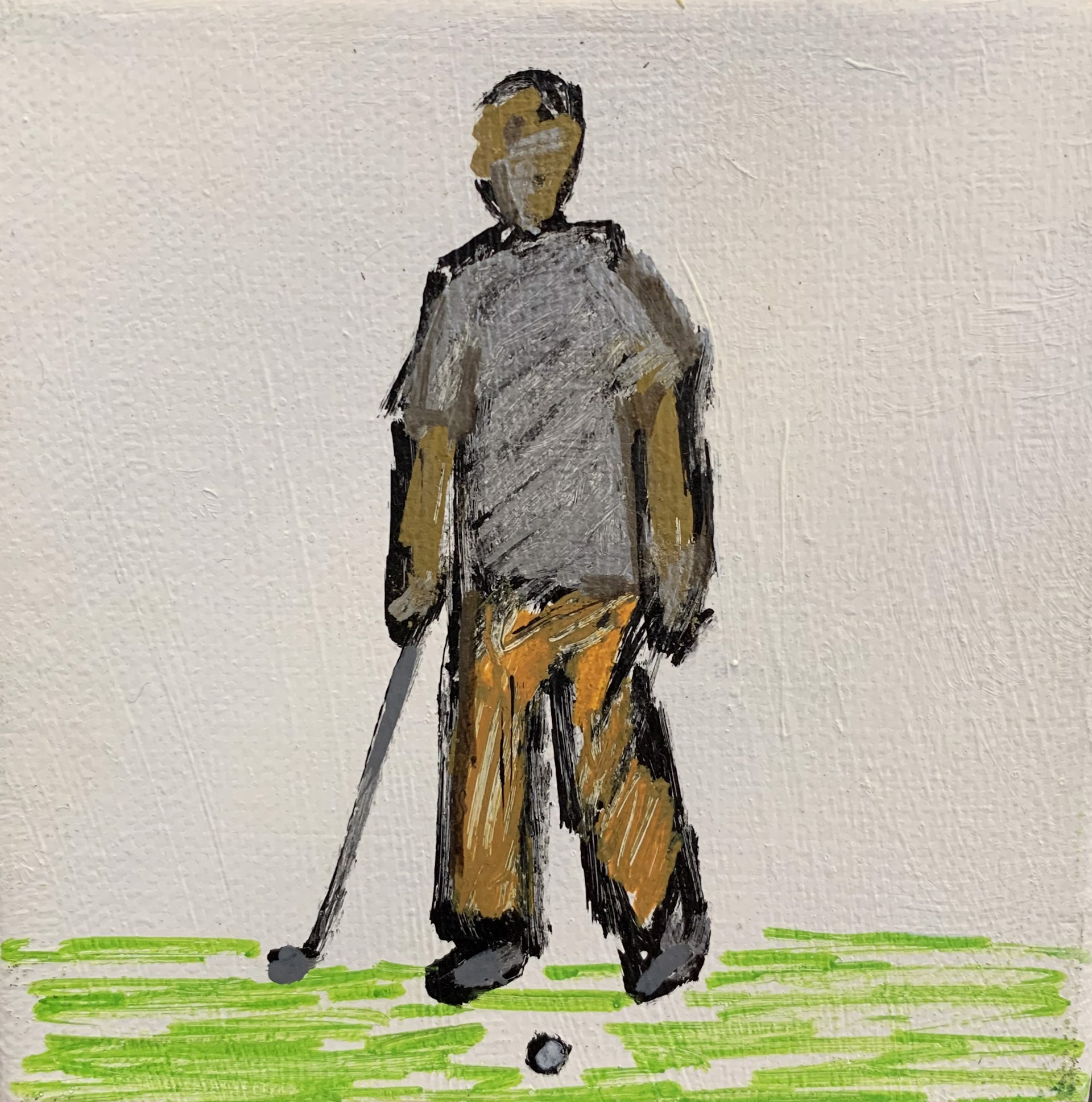 Mini Golfer III by Heather Blanton