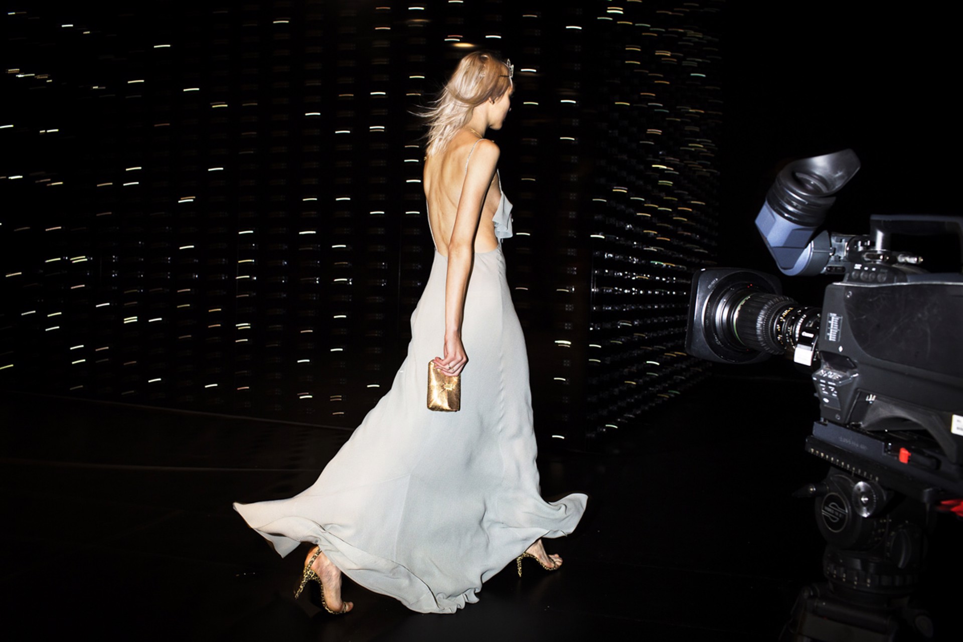 Saint Laurent with Video Camera, Out of Fashion series, Paris by Landon Nordeman