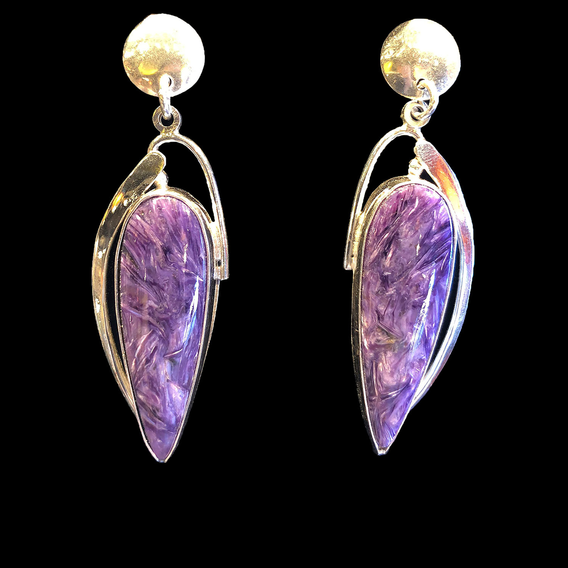 Sterling Silver with Charite by Michael Redhawk