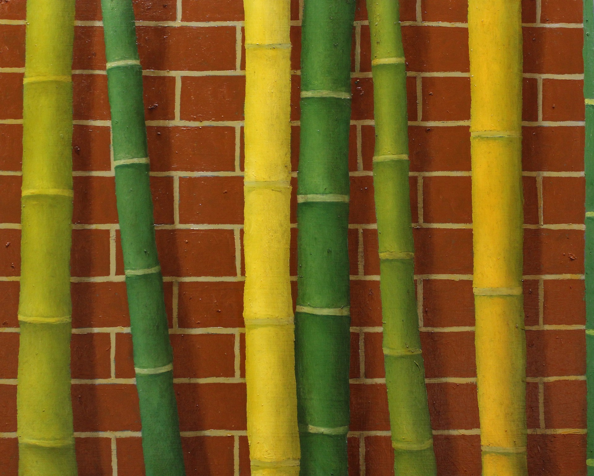 Bamboo and Brick by Alan Gerson