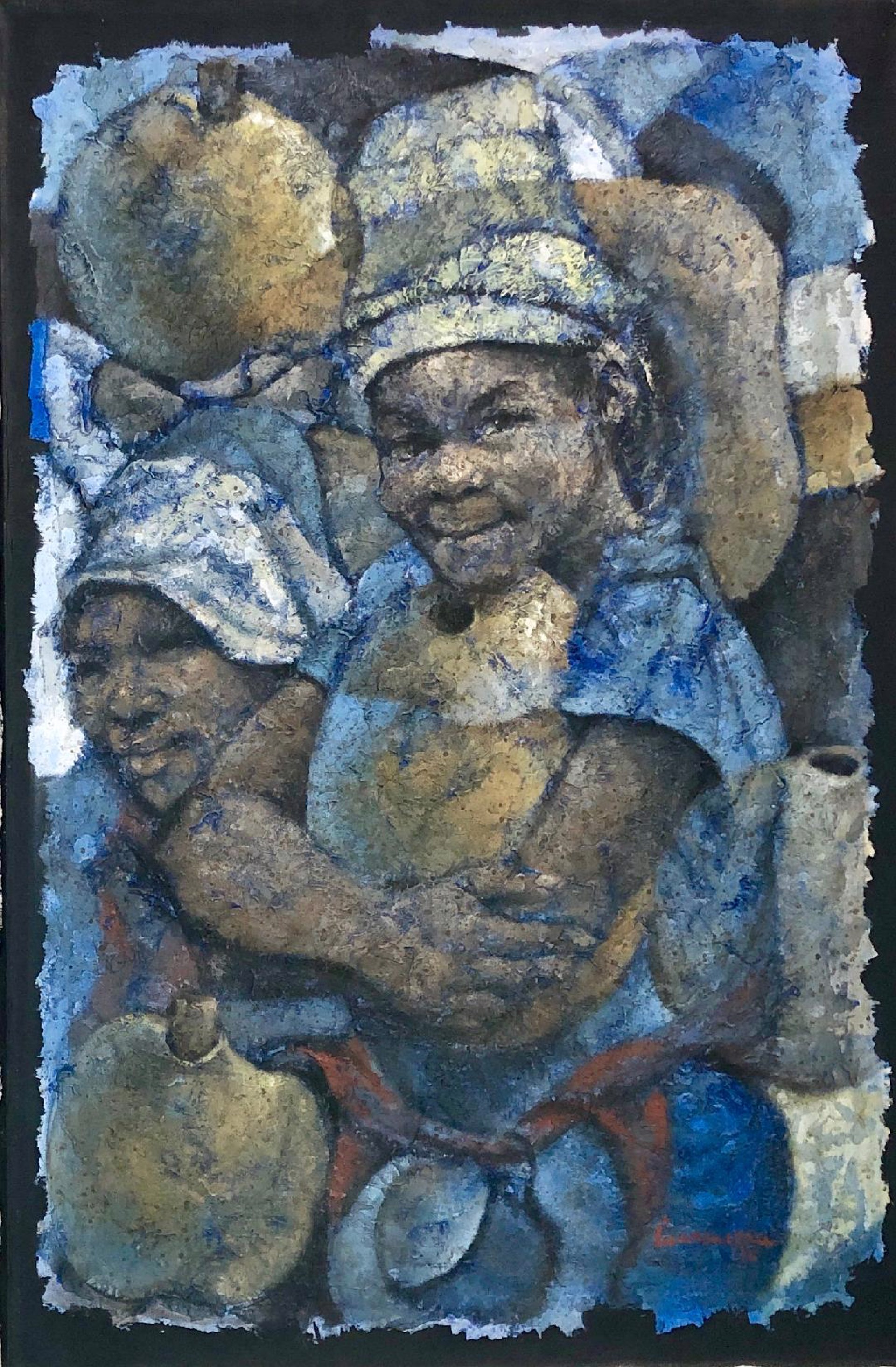 Untitled#6-3-96MFN by Lyonel Laurenceau (Haitian, b. 1942)