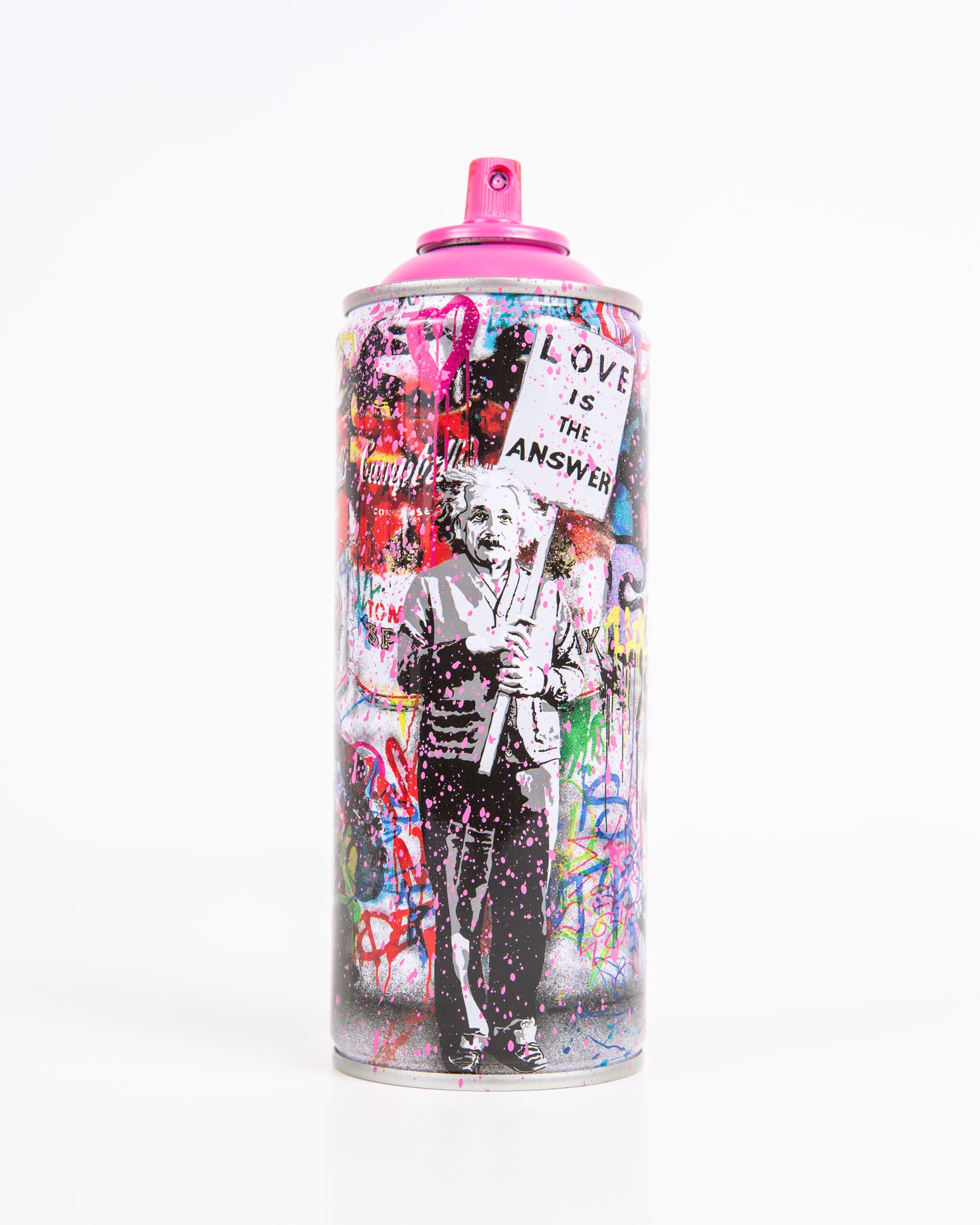 Love is the Answer - Pink by Mr.Brainwash