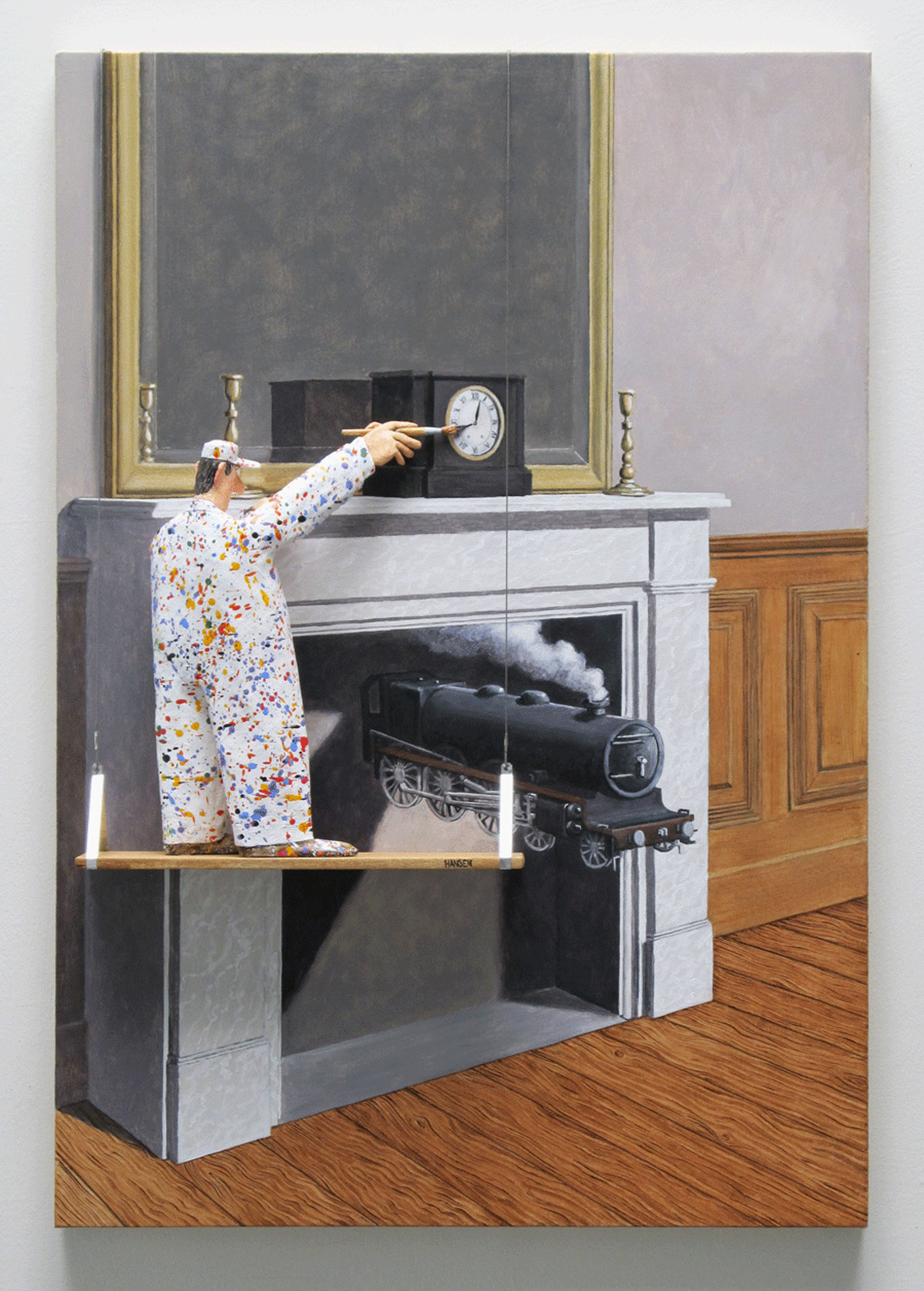 Time Transfixed (Magritte) by Stephen Hansen