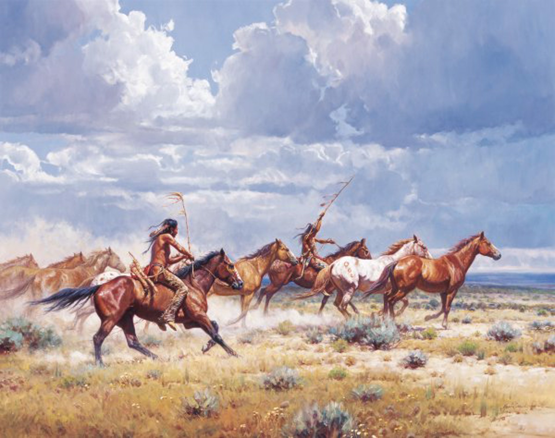 Running With The Elk Dogs by Martin Grelle