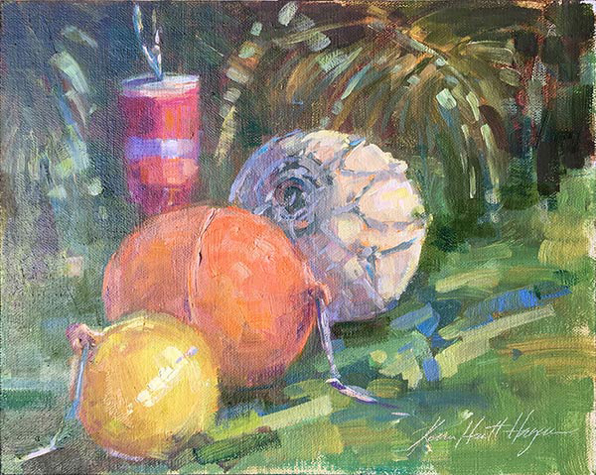 Abaco Floats on Lubbers Cay by Karen Hewitt Hagan