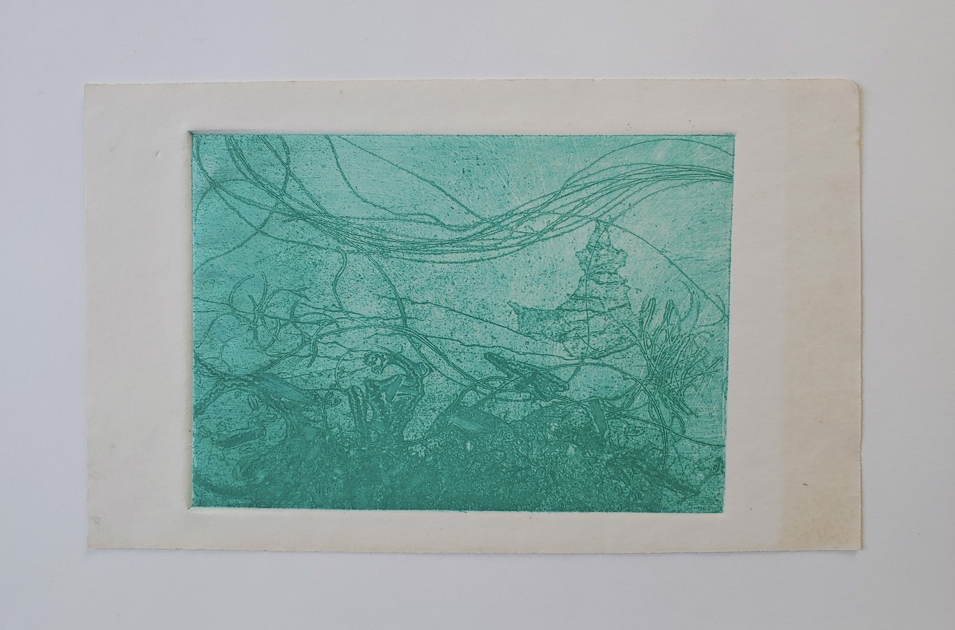 Abstract Etching Print by David Amdur
