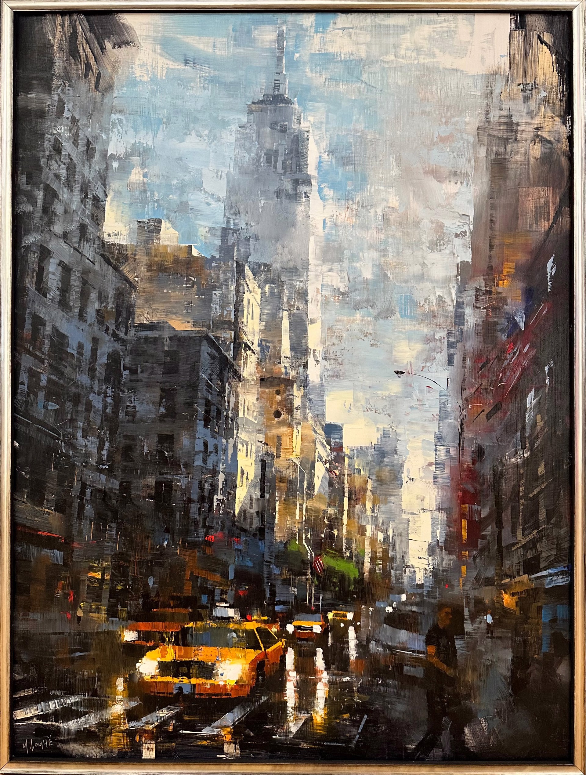 Fifth Avenue Rain by MARK LAGUE