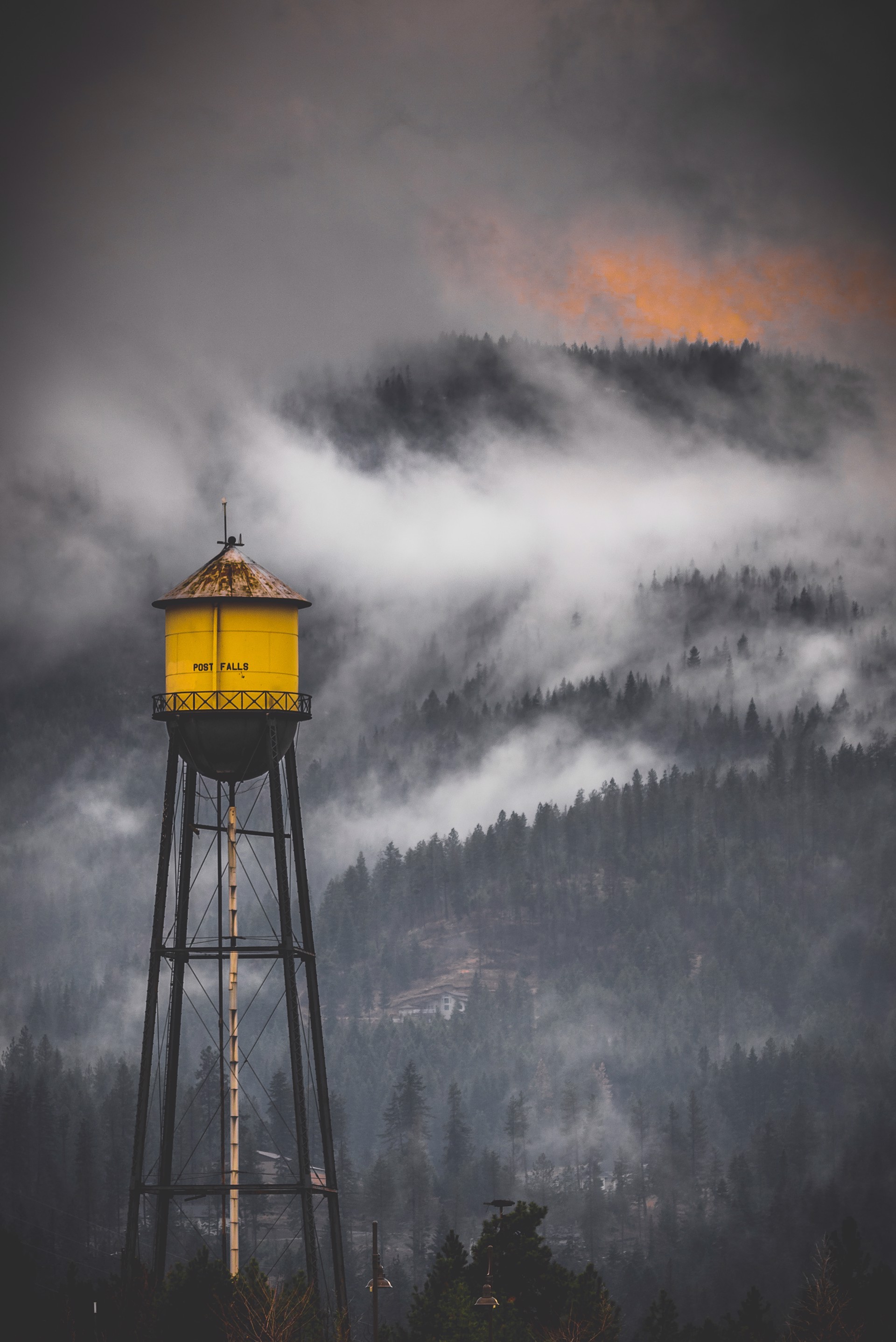 Post Falls Fog #2 by Cameron Howard