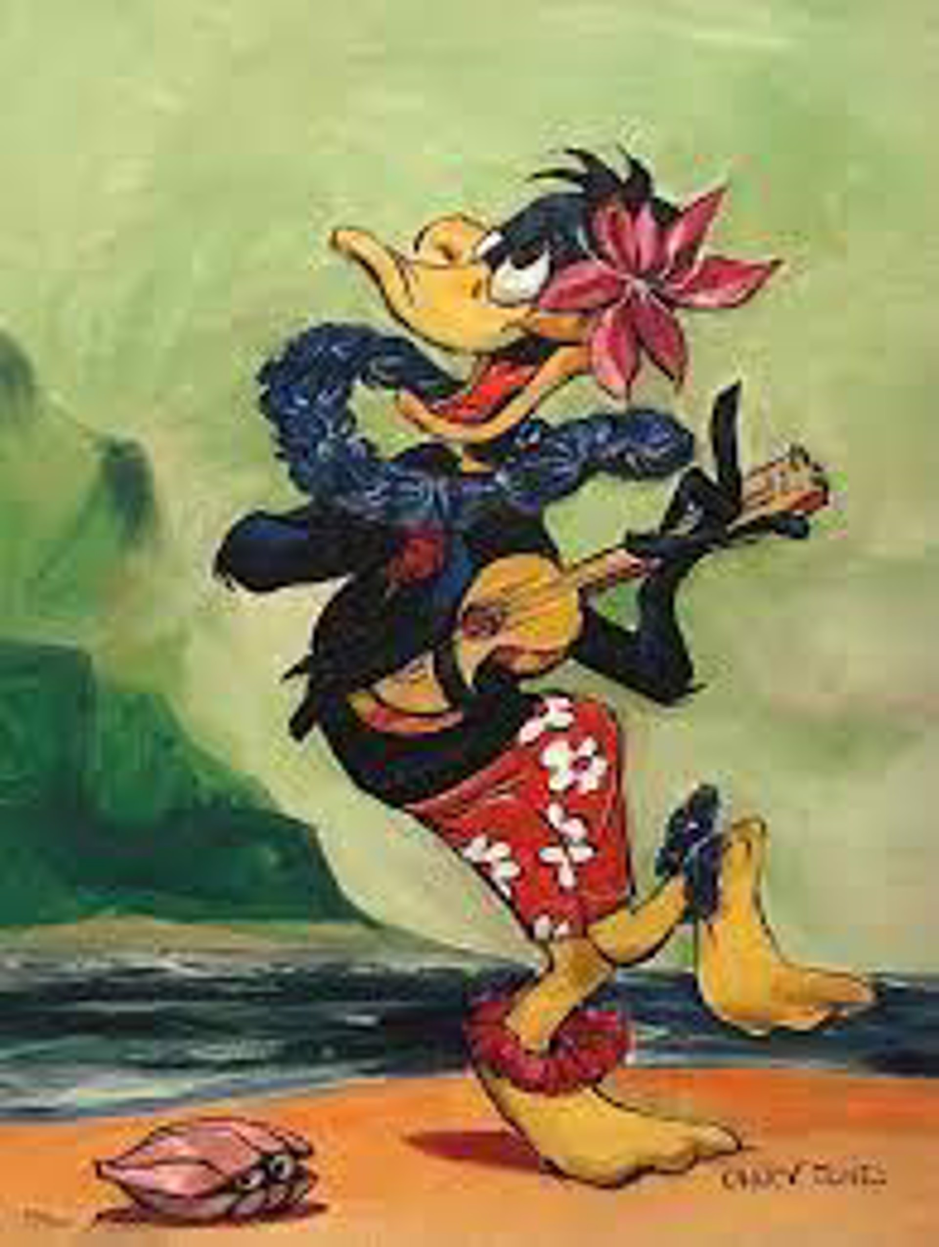 Daffy In Paradise by Chuck Jones