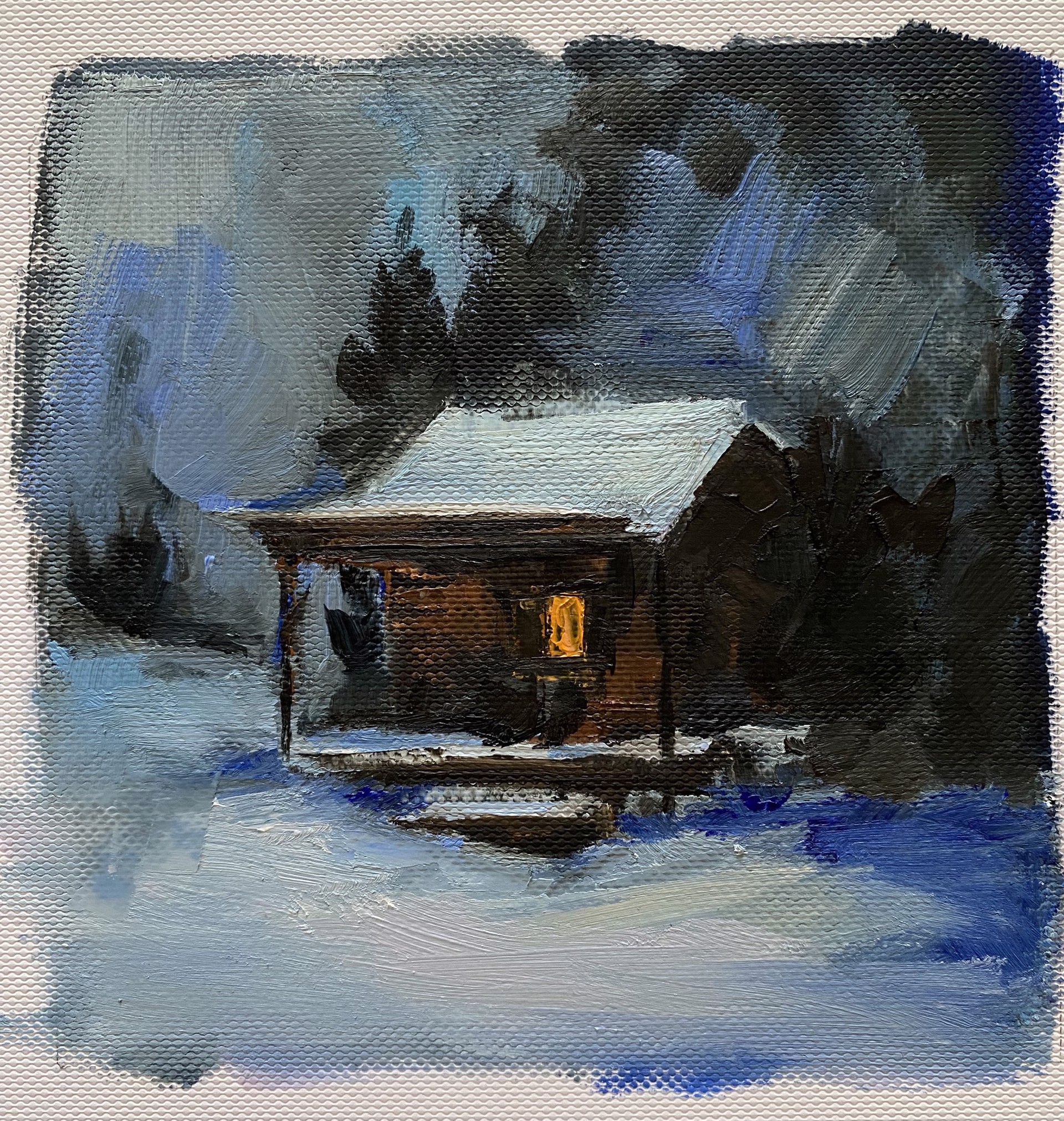 Fishing Cabin by Leigh Ann Van Fossan