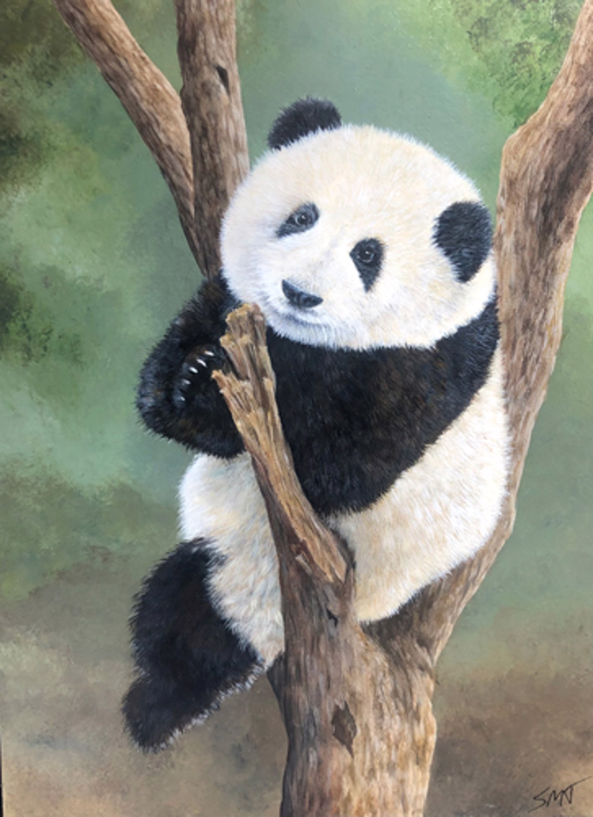 Tree Fort - Panda by Sarah McComb-Turbitt