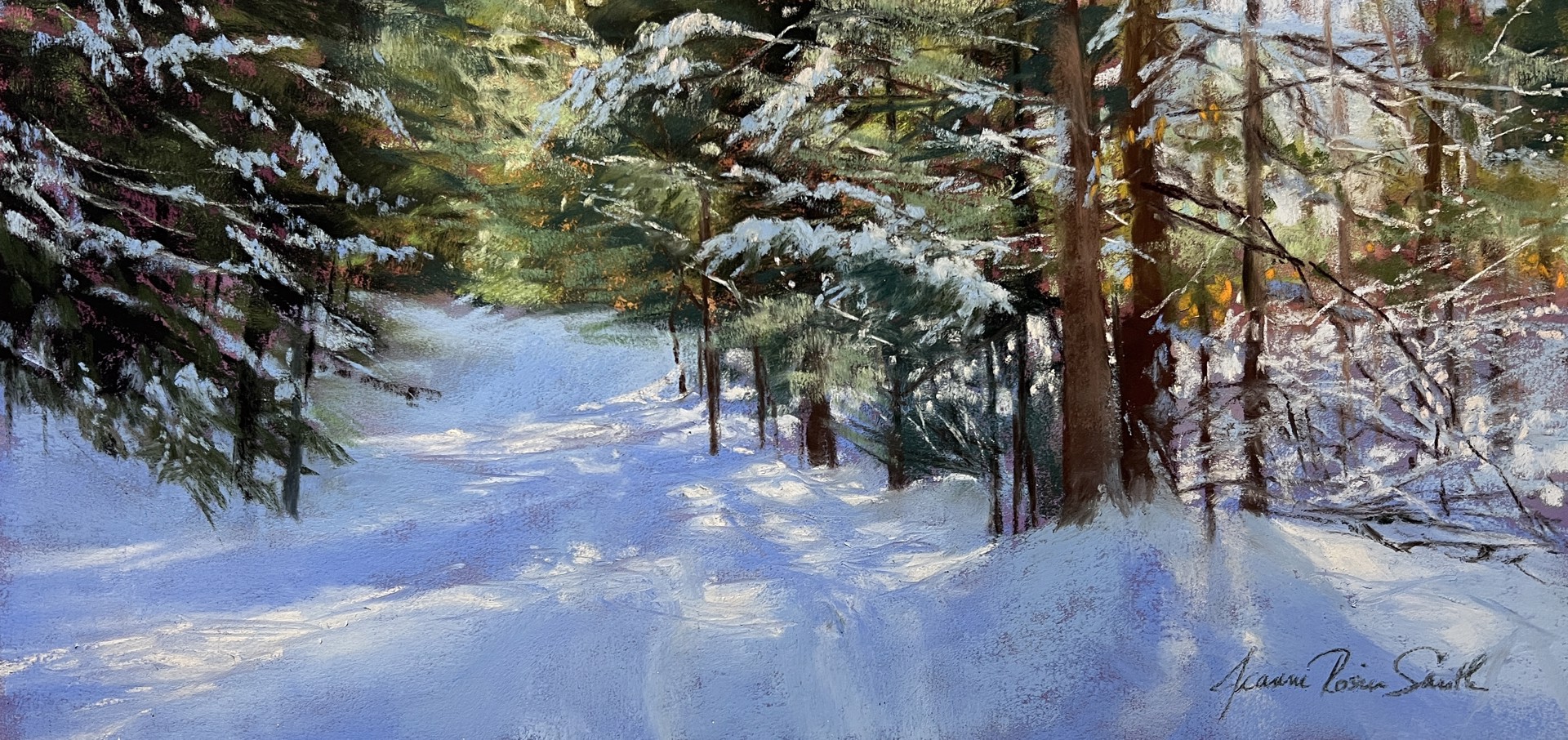 Winter Walk by JEANNE ROSIER SMITH