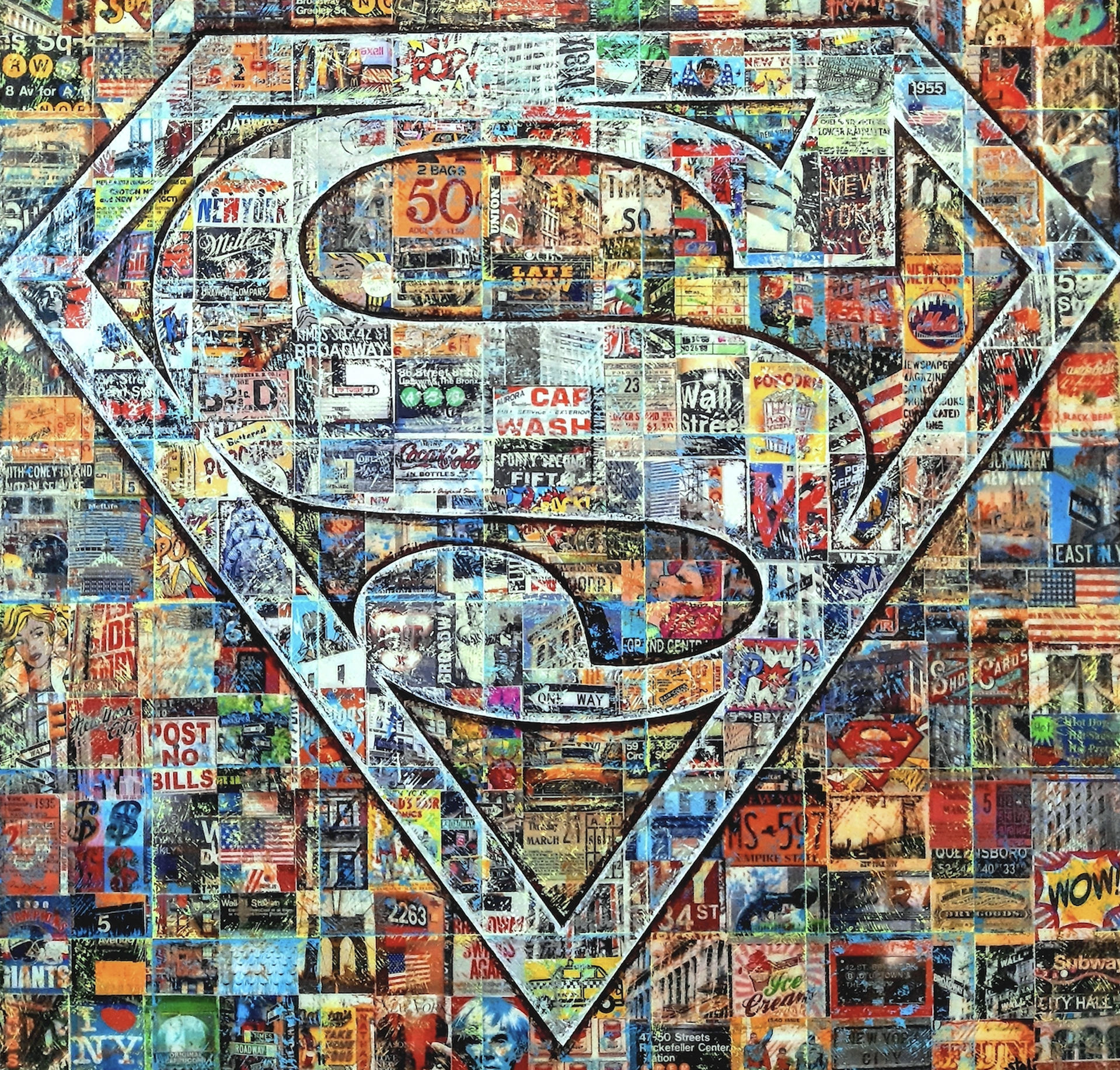 Super man lives in NYC by Steli Christoff
