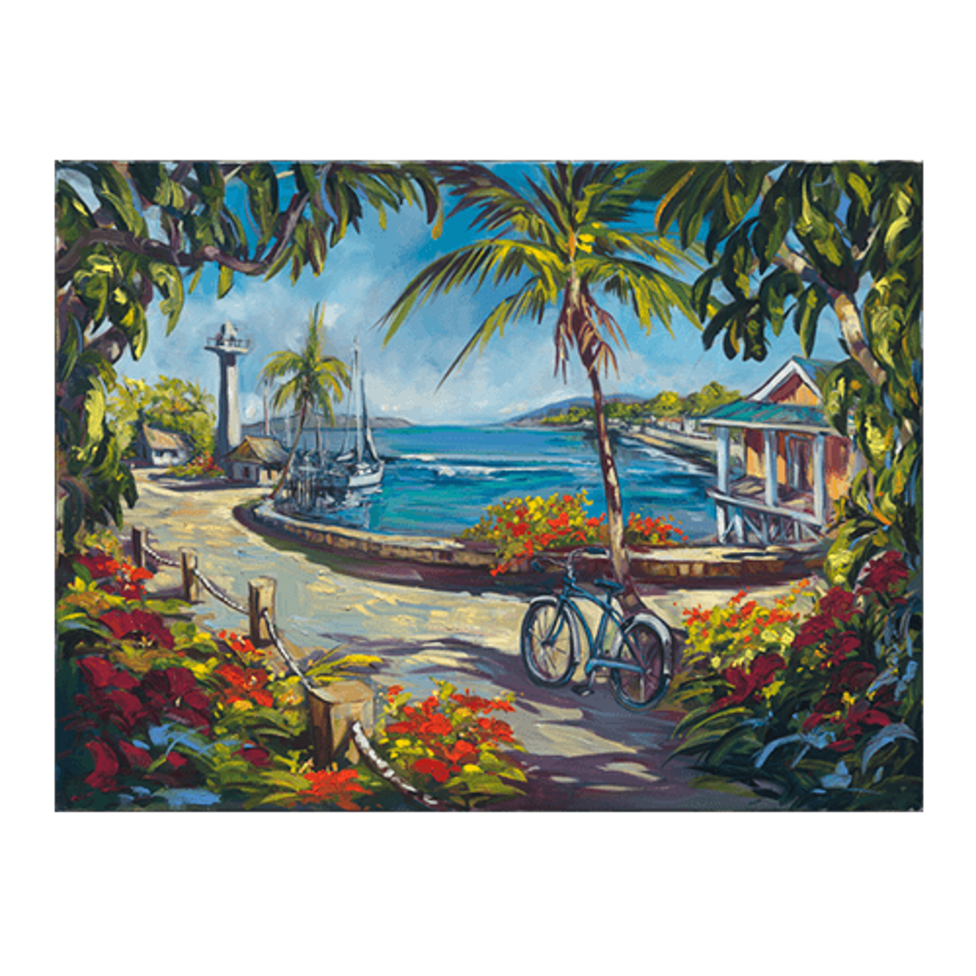 Lahaina Streets by Steve Barton