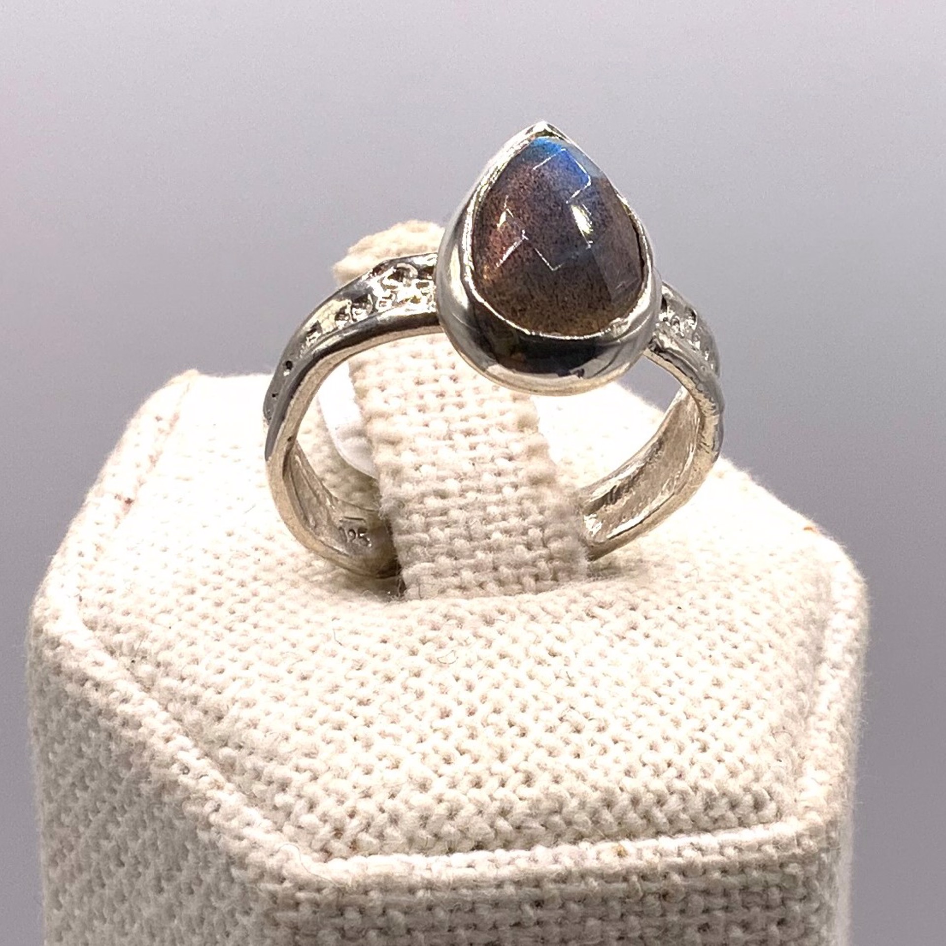 Labradorite Ripple Ring by Kristen Baird